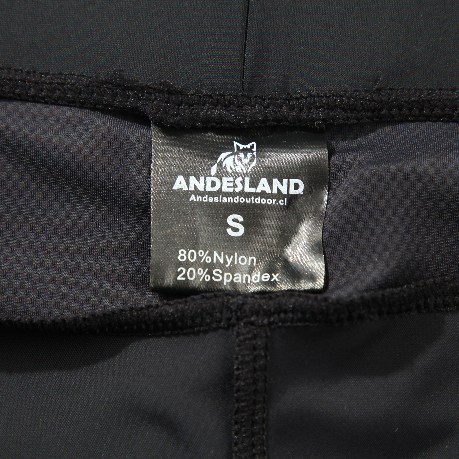 CALZA LARGO SKINNY HOMBRE ANDESLAND NEGRO LARGA CICLISMO ACOLCHADO DRYUP CON CIERRE - 8