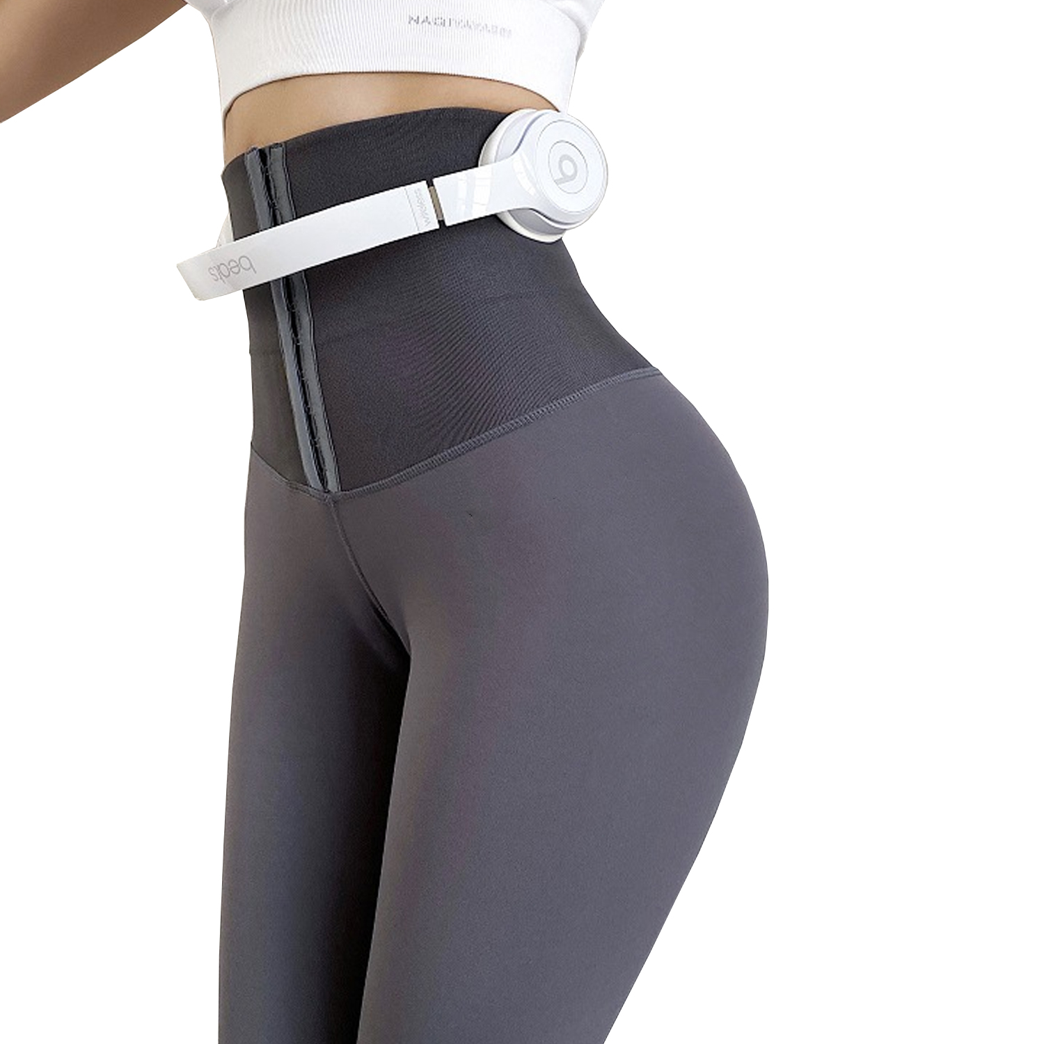 CALZA LARGO SKINNY MUJER ANDESLAND DEPORTIVA TIRO ALTO CON FAJA REDUCTORA - 2