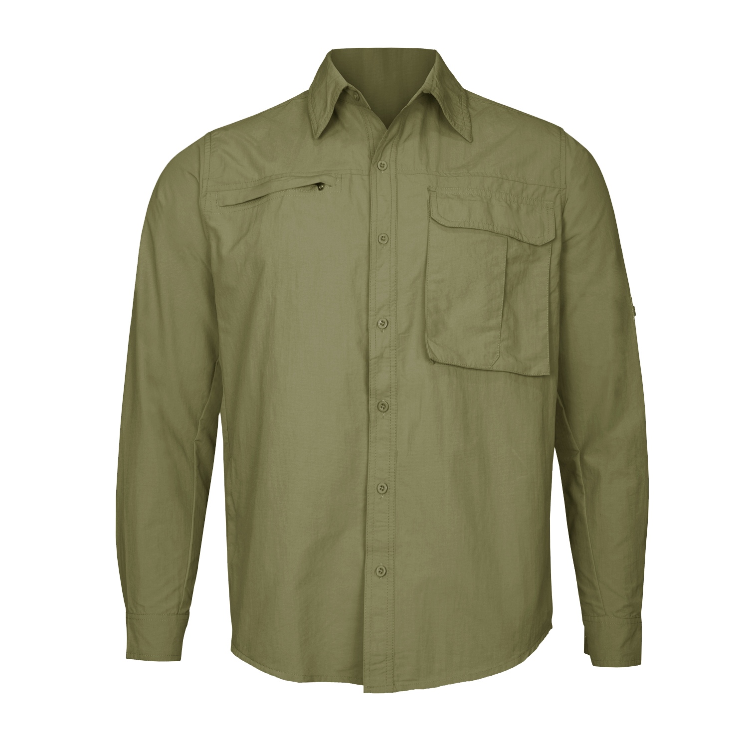 CAMISA MANGA LARGA HOMBRE ANDESLAND TREKKING OUTDOOR CORPORATIVO - 1