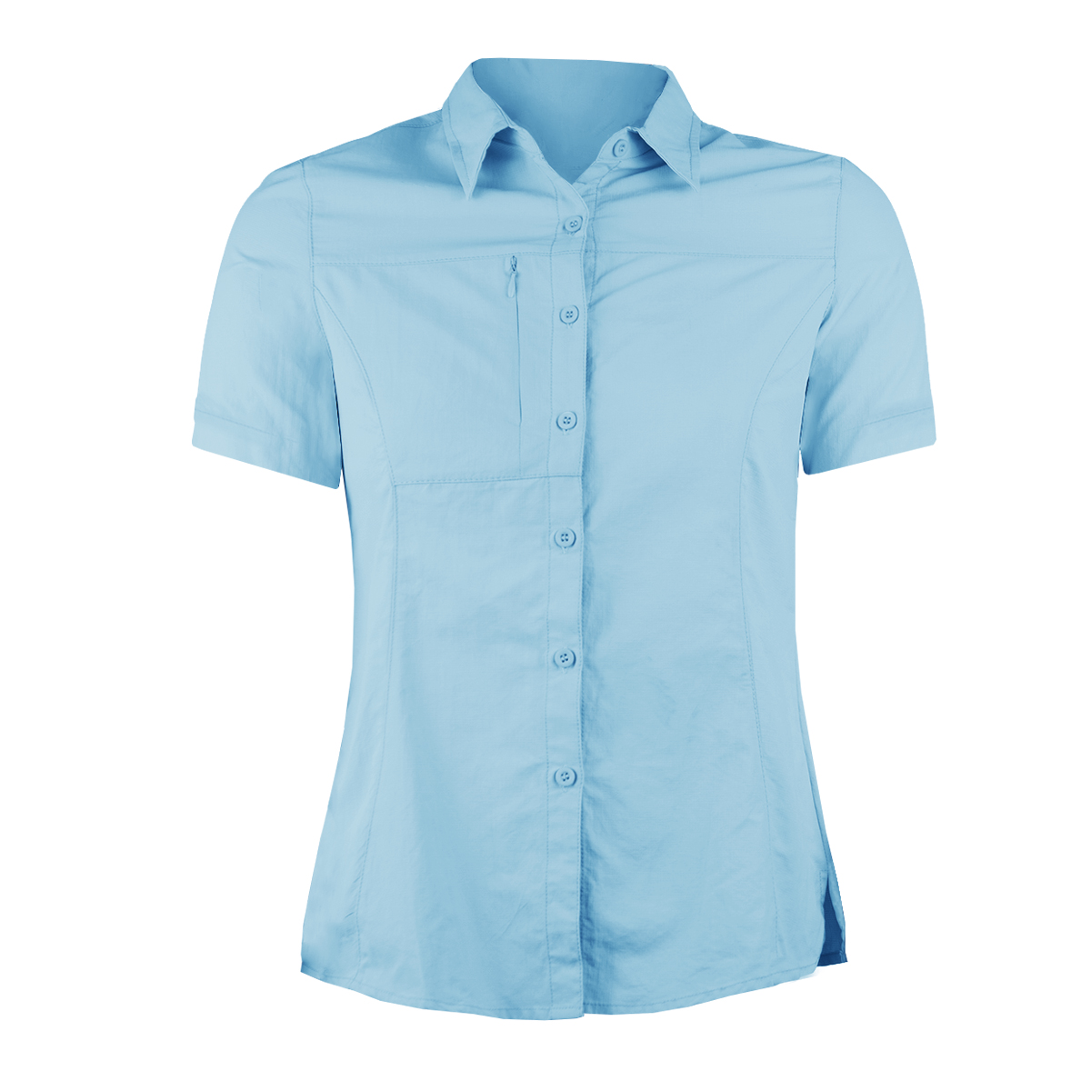 CAMISA MANGA CORTA MUJER ANDESLAND TREKKING OUTDOOR CORPORATIVO - 1
