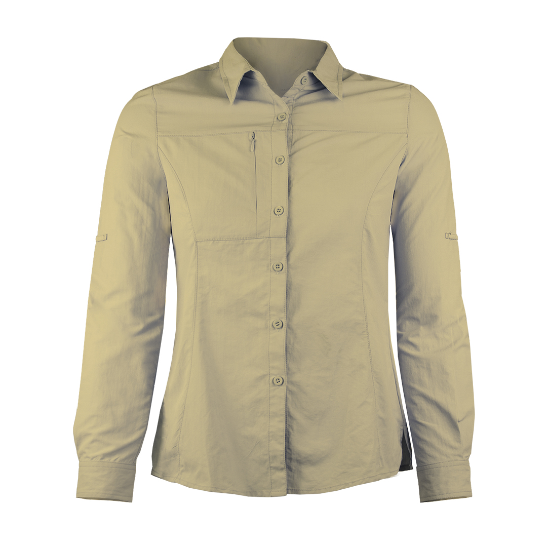 CAMISA MANGA LARGA MUJER ANDESLAND TREKKING OUTDOOR CORPORATIVO - 1