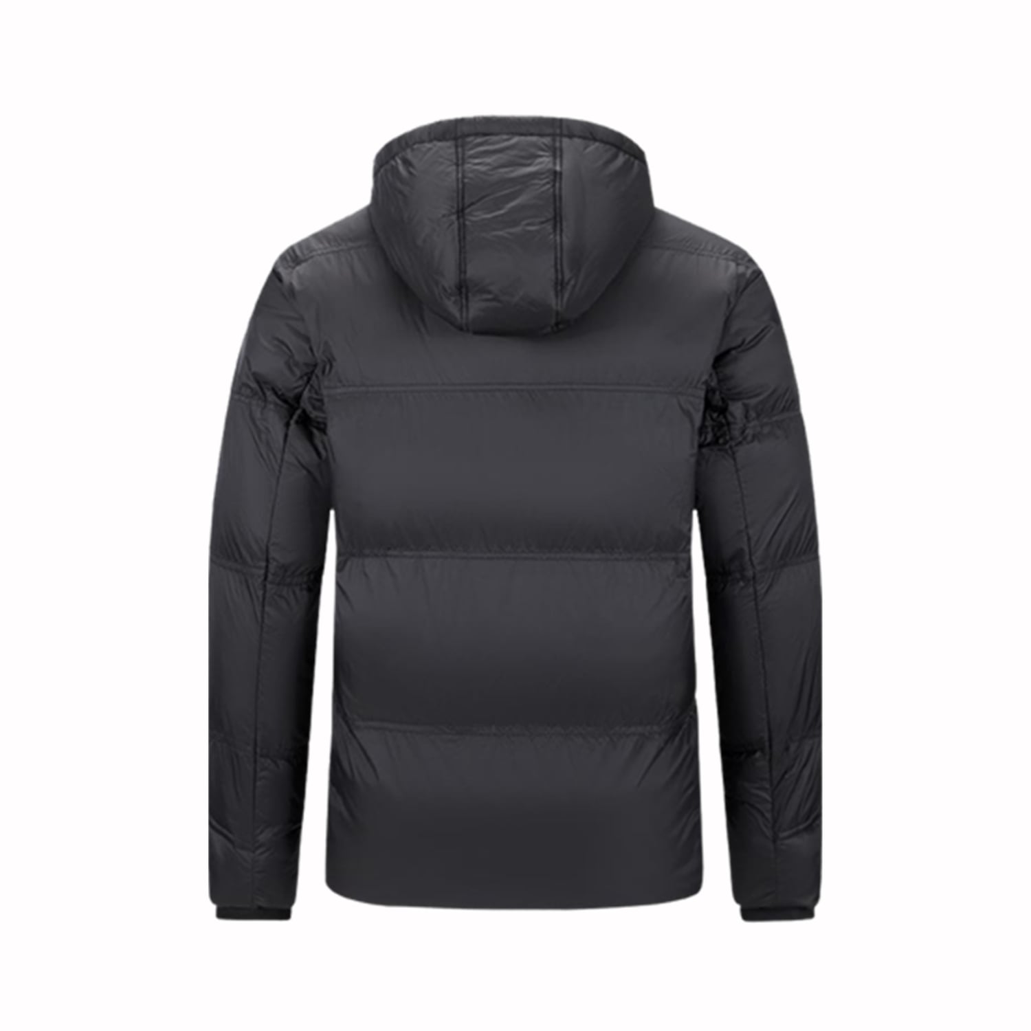 CHAQUETA MANGA LARGA HOMBRE ANDESLAND NEGRO PUFFER URBANA CON GORRO DESMONTABLE OUTDOOR CORPORATIVO - 3