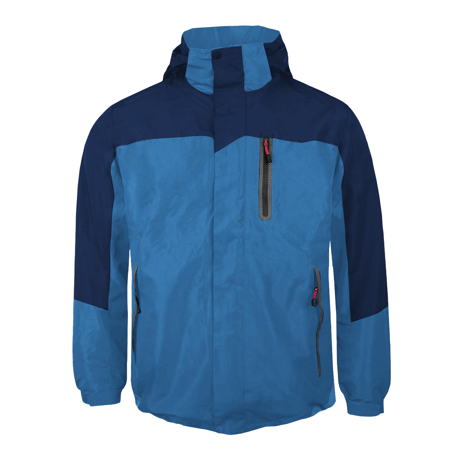 CHAQUETA MANGA LARGA HOMBRE ANDESLAND 3 EN 1 DESMONTABLE BICOLOR OUTDOOR CORPORATIVO - 1