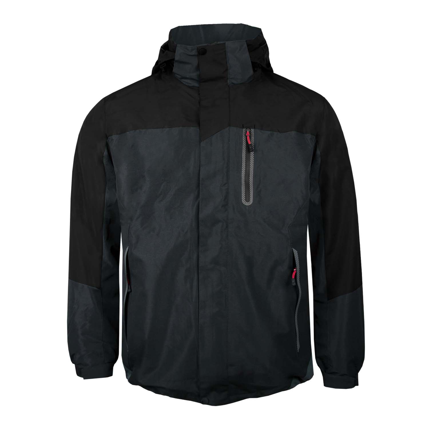 CHAQUETA MANGA LARGA HOMBRE ANDESLAND 3 EN 1 DESMONTABLE BICOLOR OUTDOOR CORPORATIVO - 1