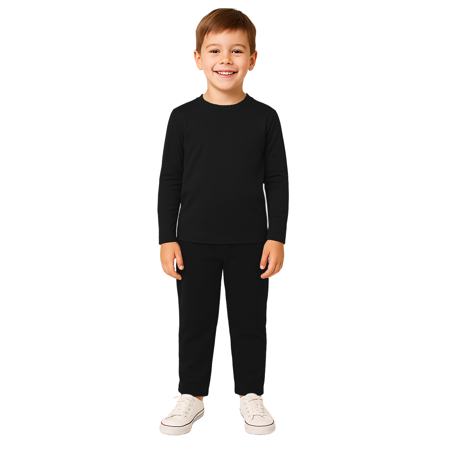 CONJUNTO MANGA LARGA NIÑO ANDESLAND PRIMERA CAPA MICROPOLAR S - 1
