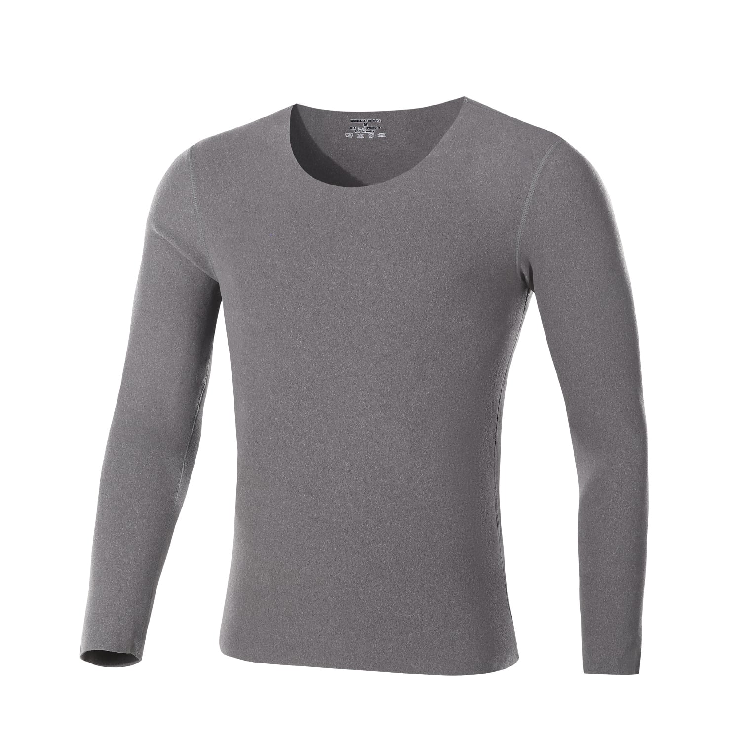 POLERA MANGA LARGA HOMBRE ANDESLAND PRIMERA CAPA MICROPOLAR CUELLO REDONDO SIN COSTURAS - 2