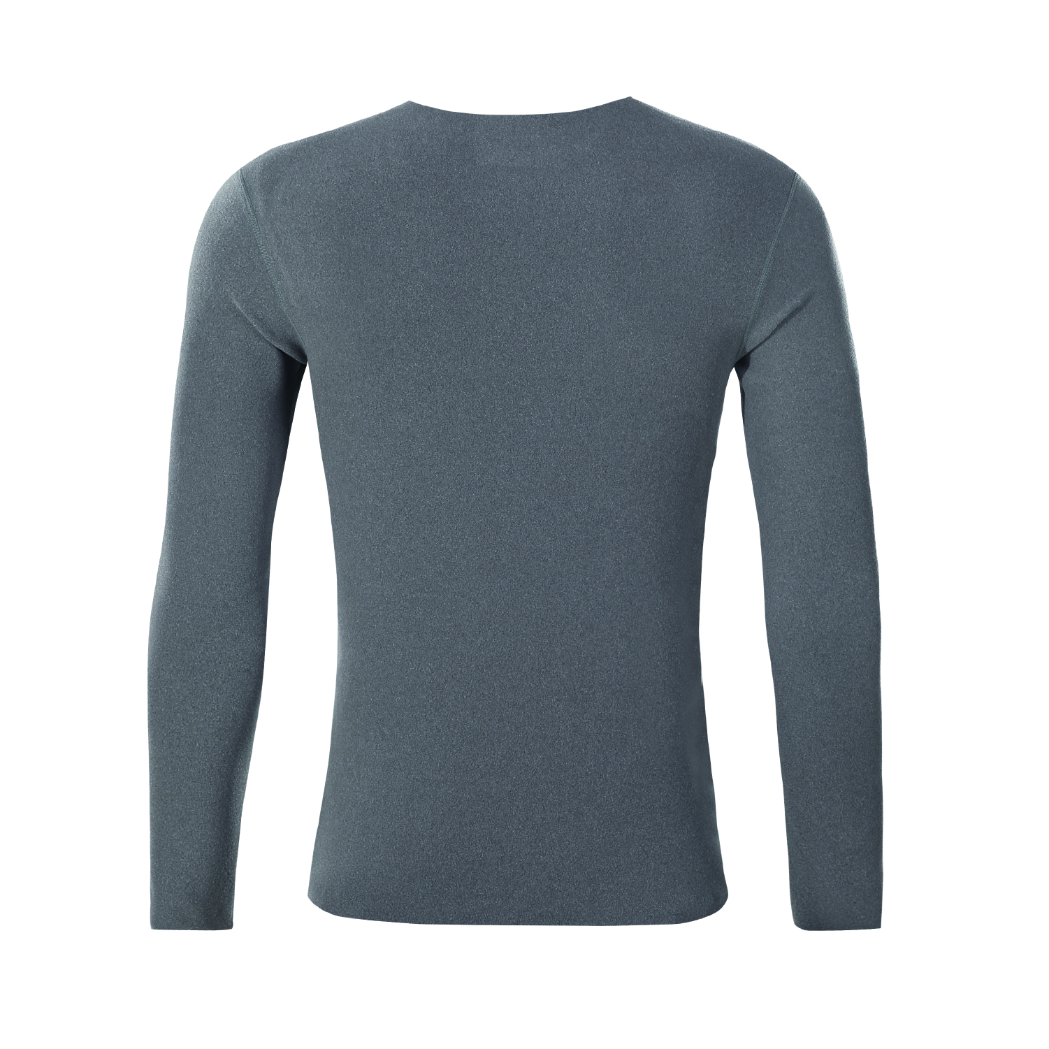POLERA MANGA LARGA HOMBRE ANDESLAND PRIMERA CAPA MICROPOLAR CUELLO REDONDO SIN COSTURAS - 3
