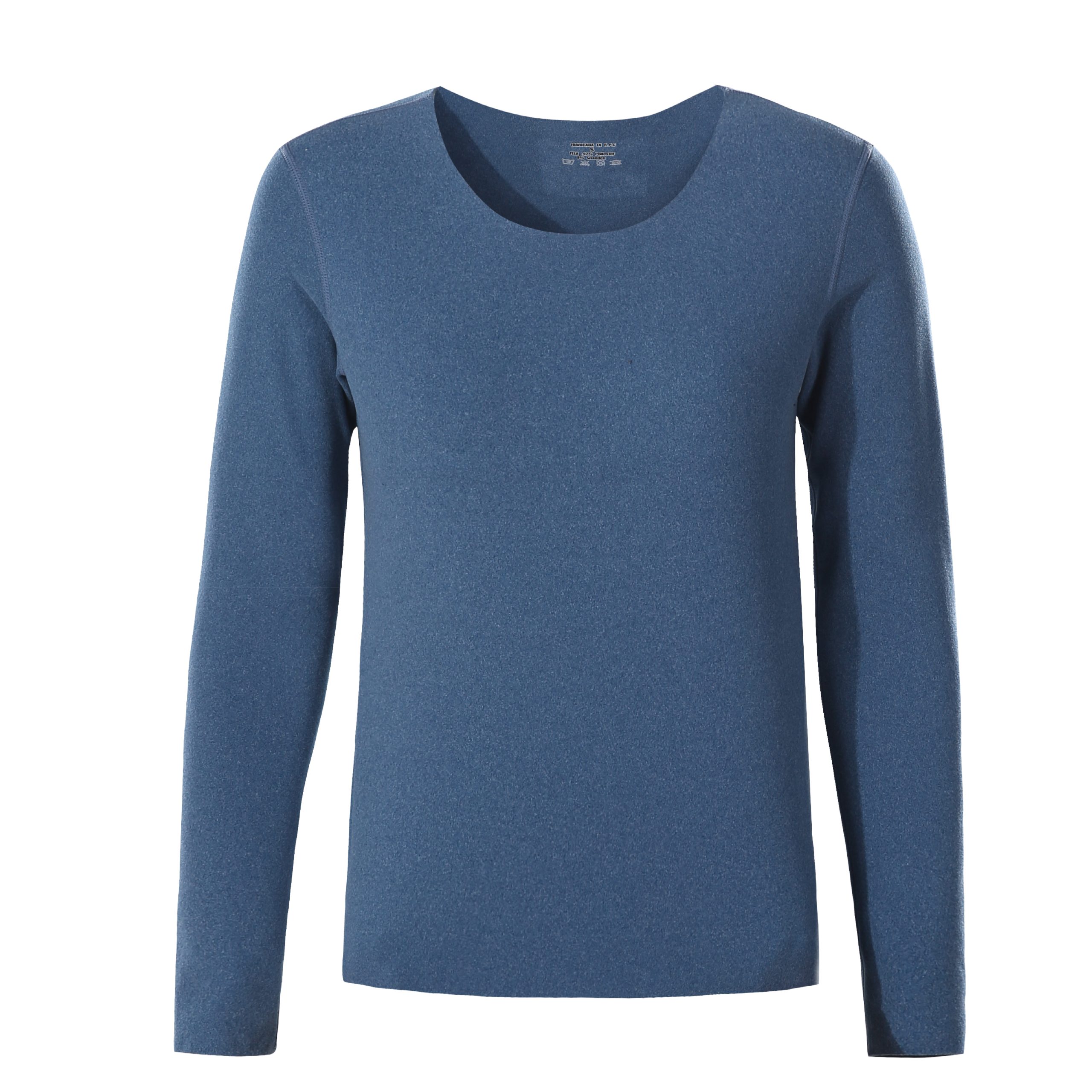 POLERA MANGA LARGA MUJER ANDESLAND PRIMERA CAPA MICROPOLAR CUELLO REDONDO SIN COSTURAS - 1