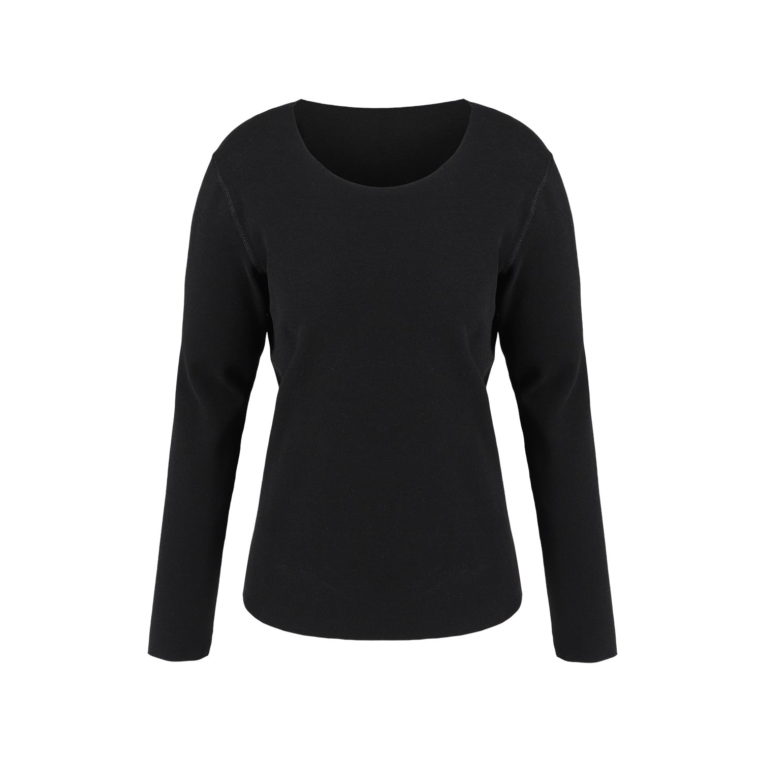 POLERA MANGA LARGA MUJER ANDESLAND PRIMERA CAPA MICROPOLAR CUELLO REDONDO SIN COSTURAS - 1