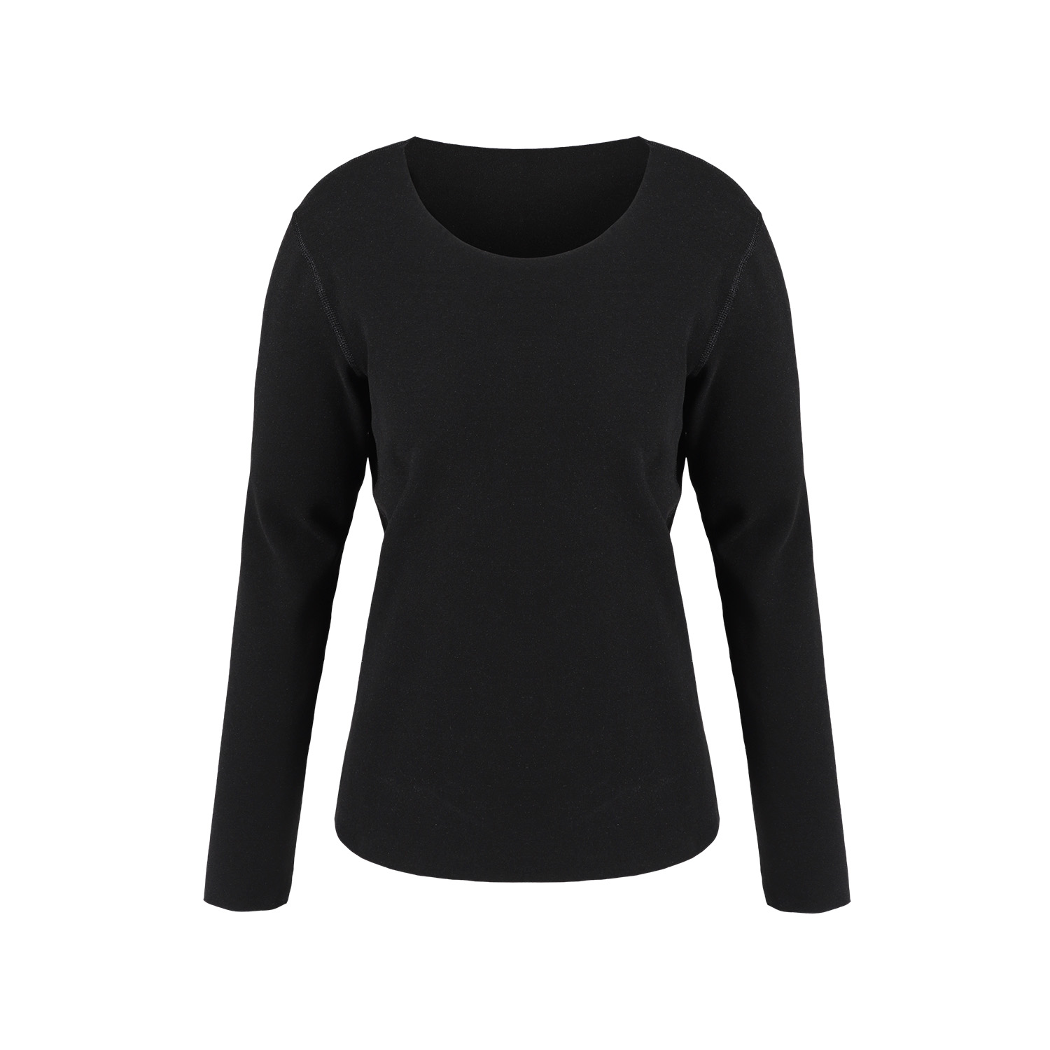 POLERA MANGA LARGA MUJER ANDESLAND PRIMERA CAPA MICROPOLAR CUELLO REDONDO SIN COSTURAS - 1