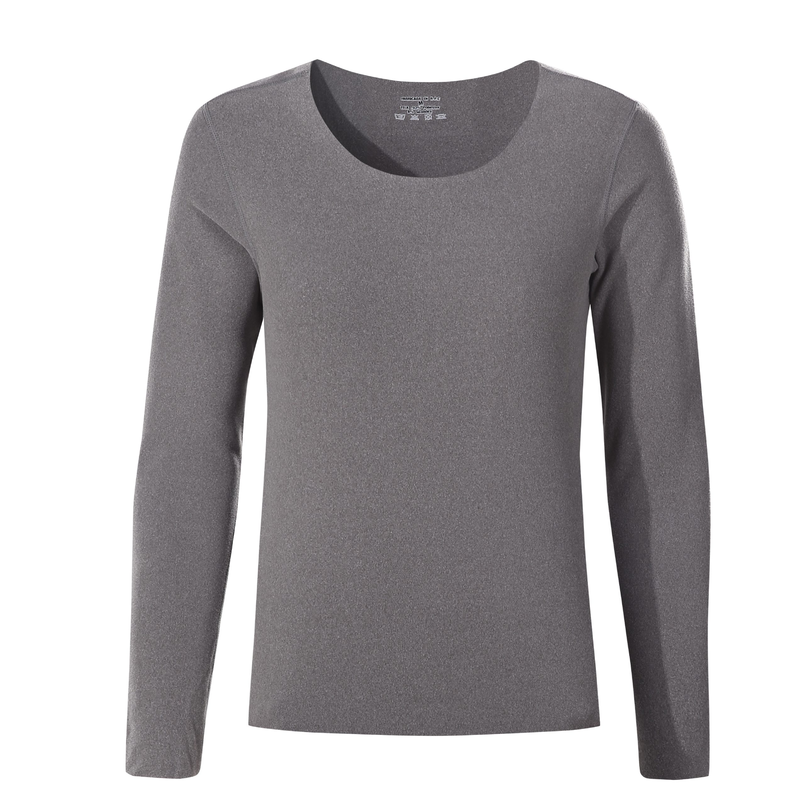 POLERA MANGA LARGA MUJER ANDESLAND PRIMERA CAPA MICROPOLAR CUELLO REDONDO SIN COSTURAS - 1