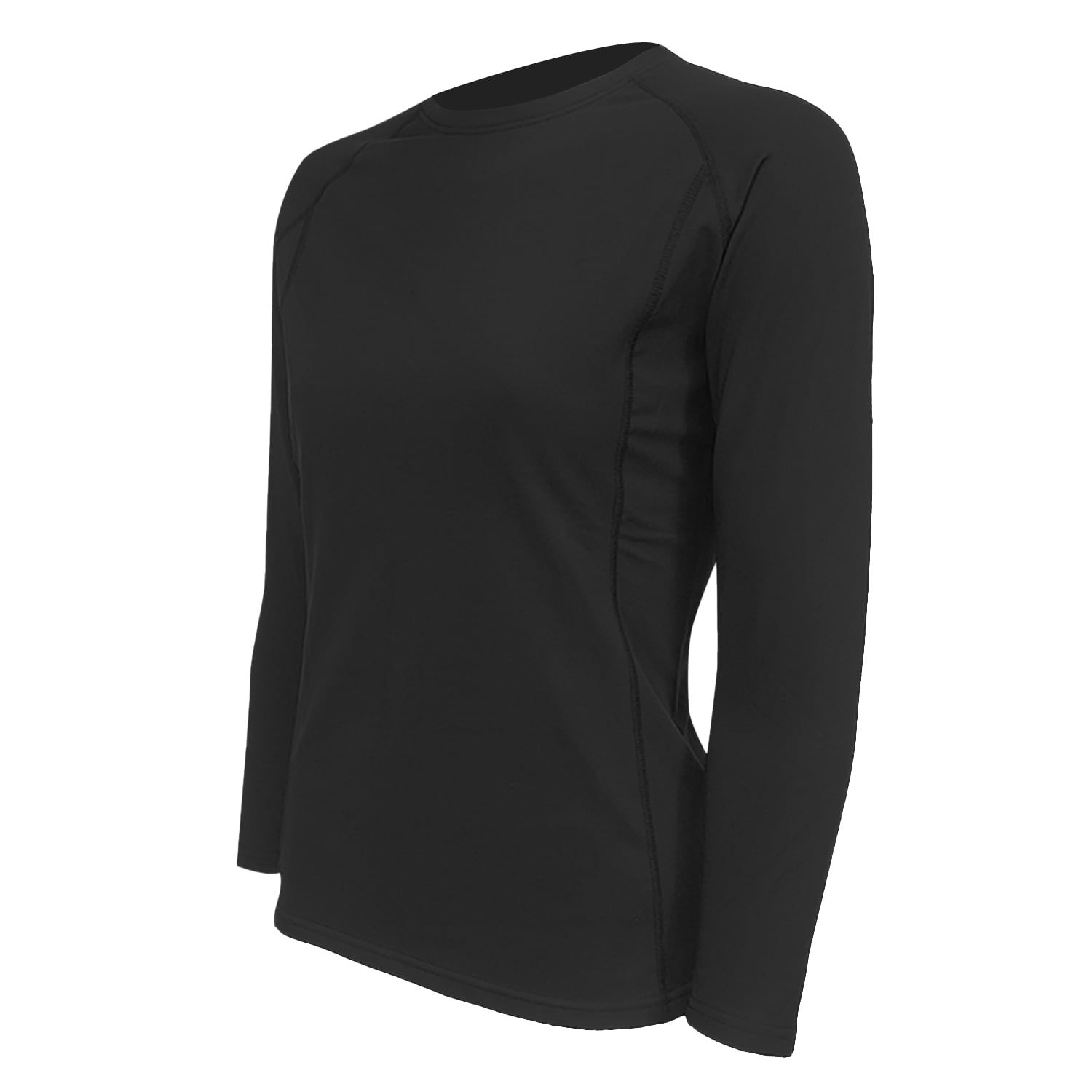 POLERA MANGA LARGA MUJER ANDESLAND NEGRO PRIMERA CAPA MICROPOLAR - 2