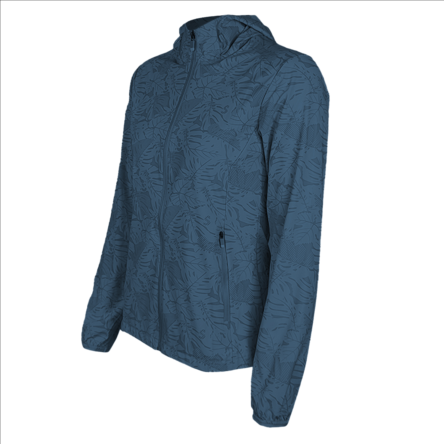 CORTAVIENTO MANGA LARGA MUJER ANDESLAND FLEXIBLE ESTAMPADO DEPORTIVO - 2