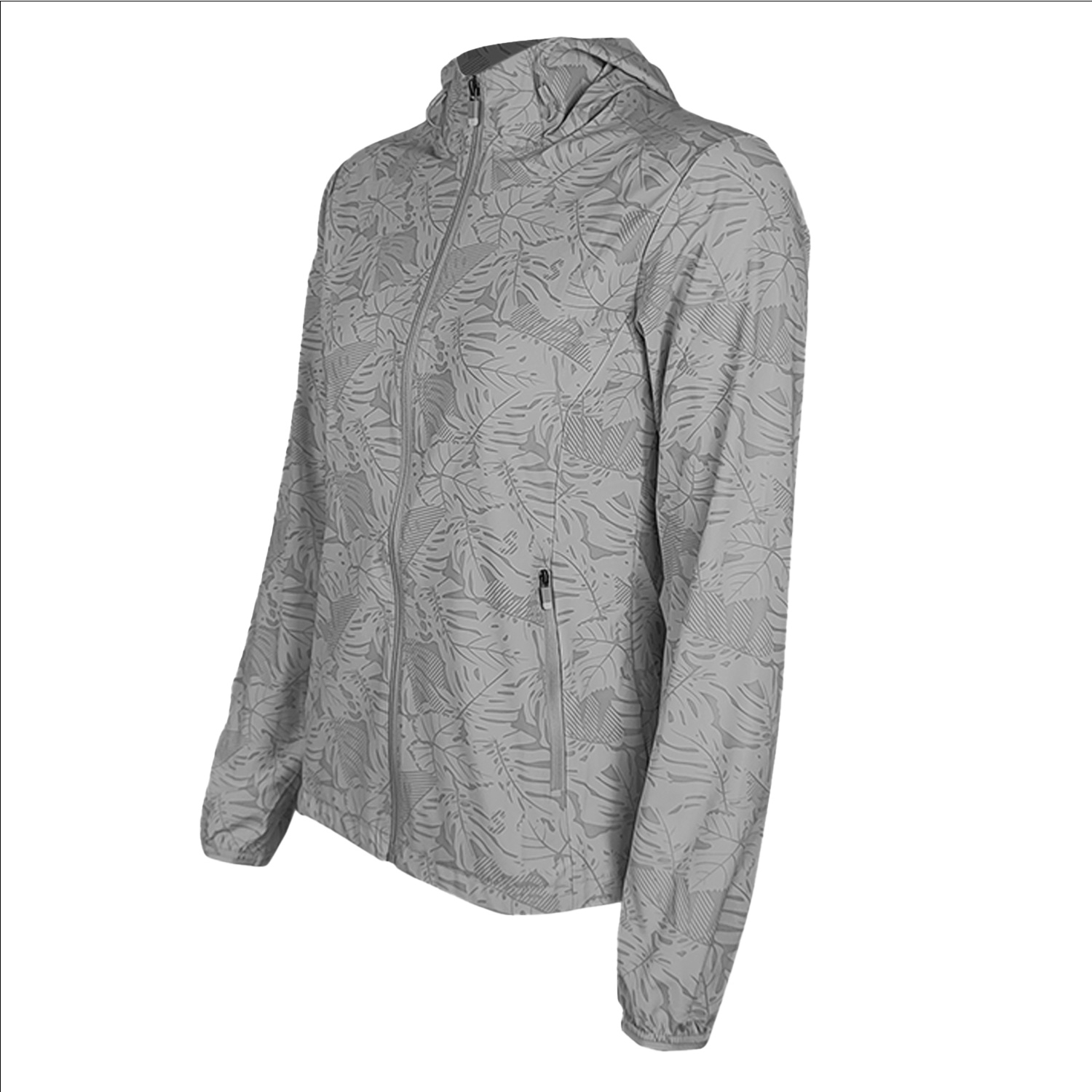CORTAVIENTO MANGA LARGA MUJER ANDESLAND FLEXIBLE ESTAMPADO DEPORTIVO - 2
