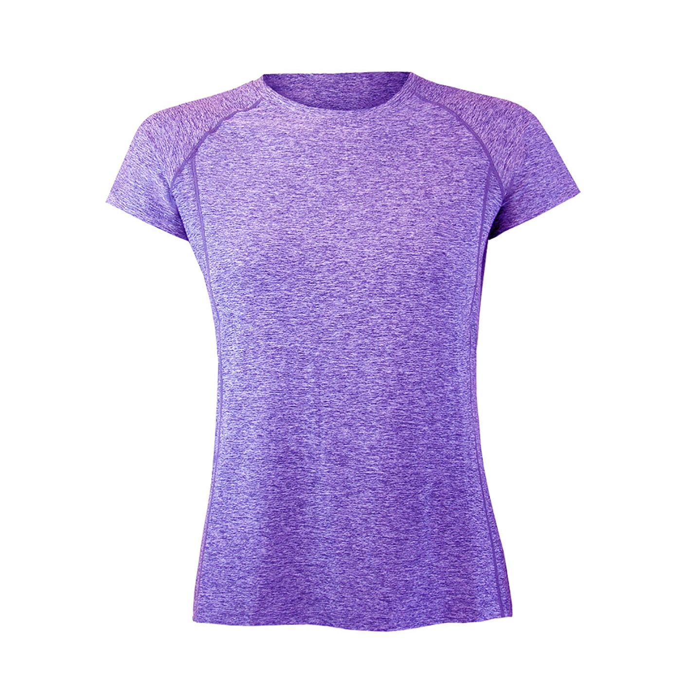 POLERA MANGA CORTA MUJER ANDESLAND DRY FIT DEPORTIVA JASPEADA SECADOP RÁPIDO DEPORTIVO - 1