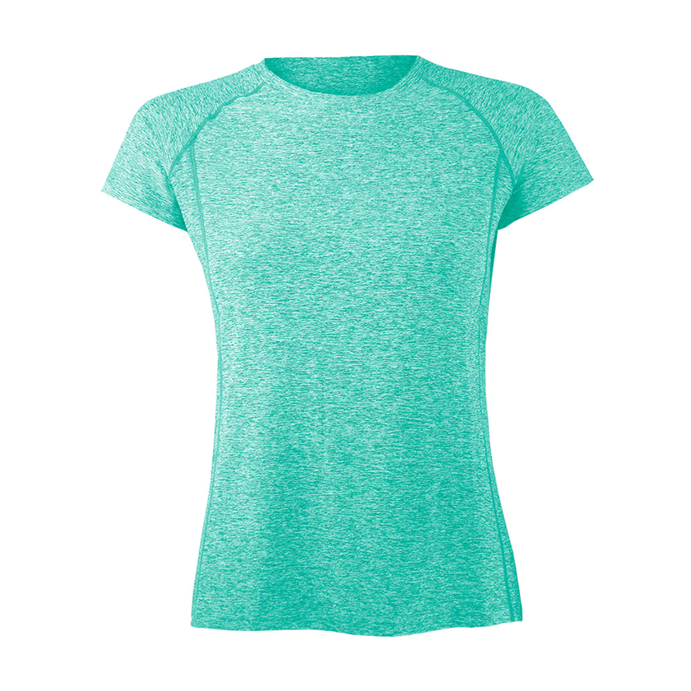 POLERA MANGA CORTA MUJER ANDESLAND DRY FIT DEPORTIVA JASPEADA SECADOP RÁPIDO DEPORTIVO - 1