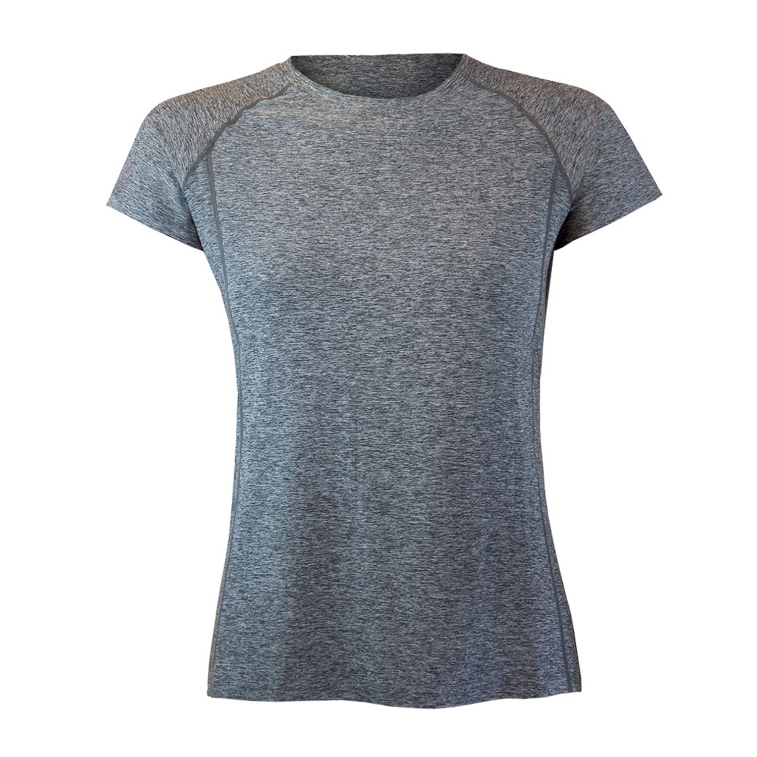 POLERA MANGA CORTA MUJER ANDESLAND DRY FIT DEPORTIVA JASPEADA SECADOP RÁPIDO DEPORTIVO - 1