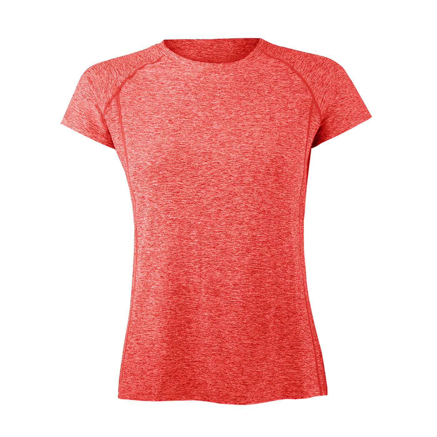 POLERA MANGA CORTA MUJER ANDESLAND DRY FIT DEPORTIVA JASPEADA SECADOP RÁPIDO DEPORTIVO - 1