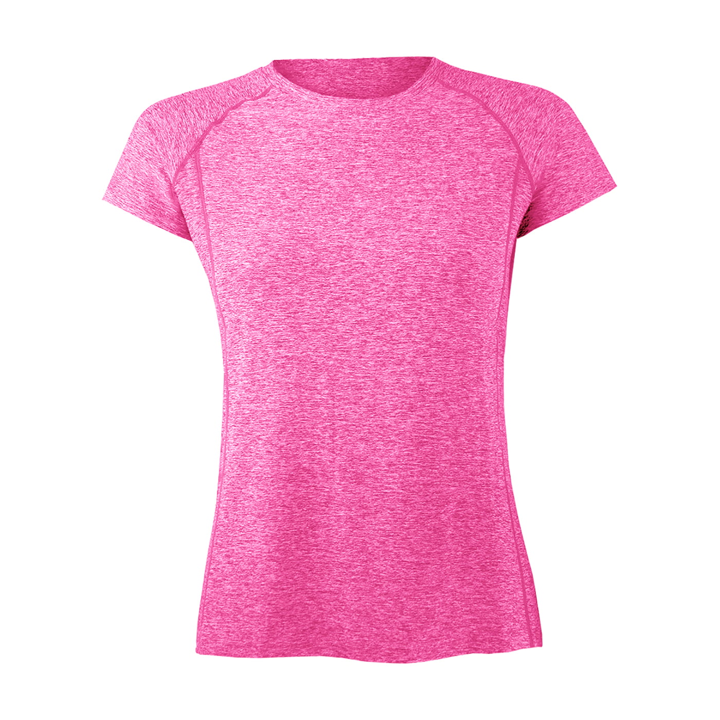 POLERA MANGA CORTA MUJER ANDESLAND DRY FIT DEPORTIVA JASPEADA SECADOP RÁPIDO DEPORTIVO - 1