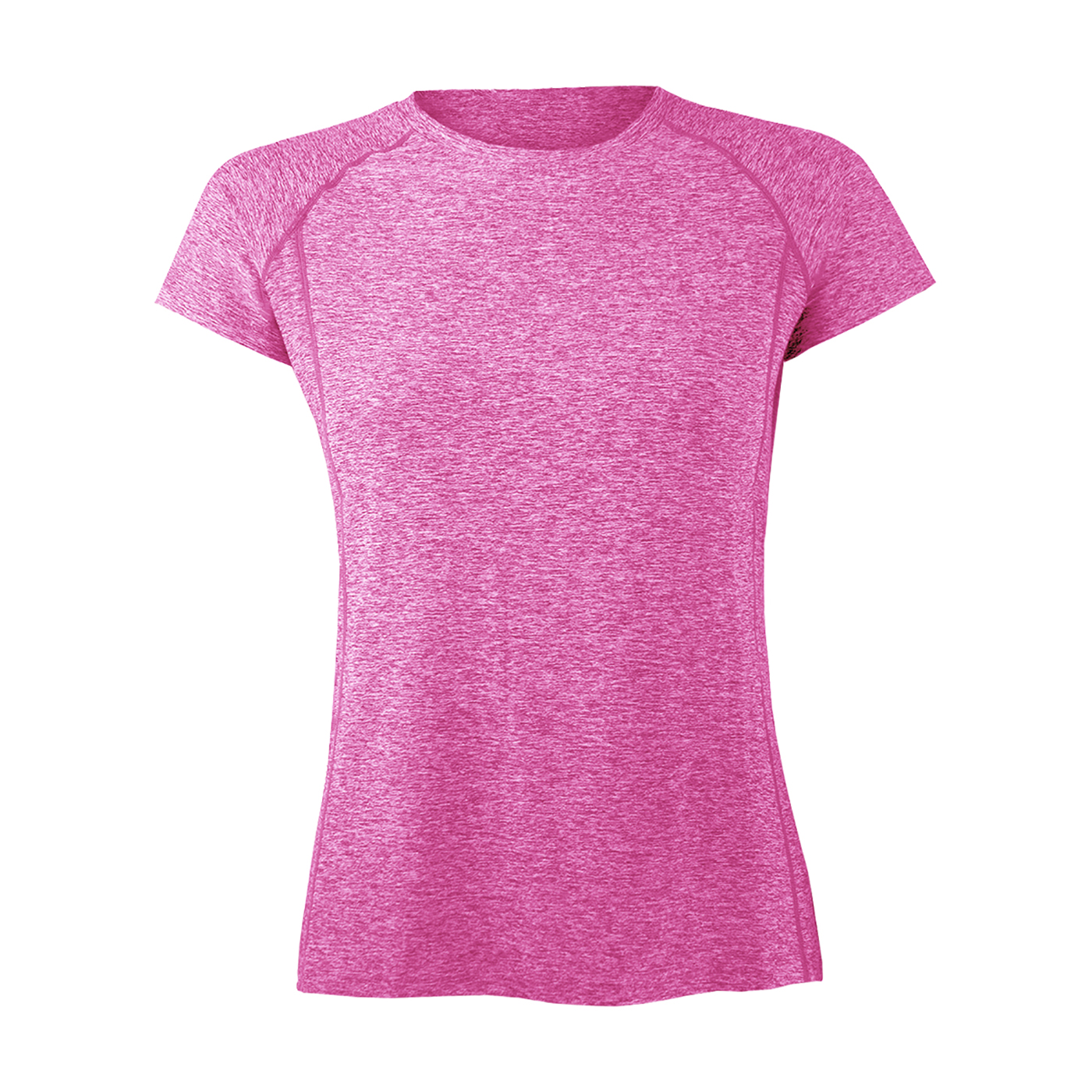 POLERA MANGA CORTA MUJER ANDESLAND DRY FIT DEPORTIVA JASPEADA SECADOP RÁPIDO DEPORTIVO - 1