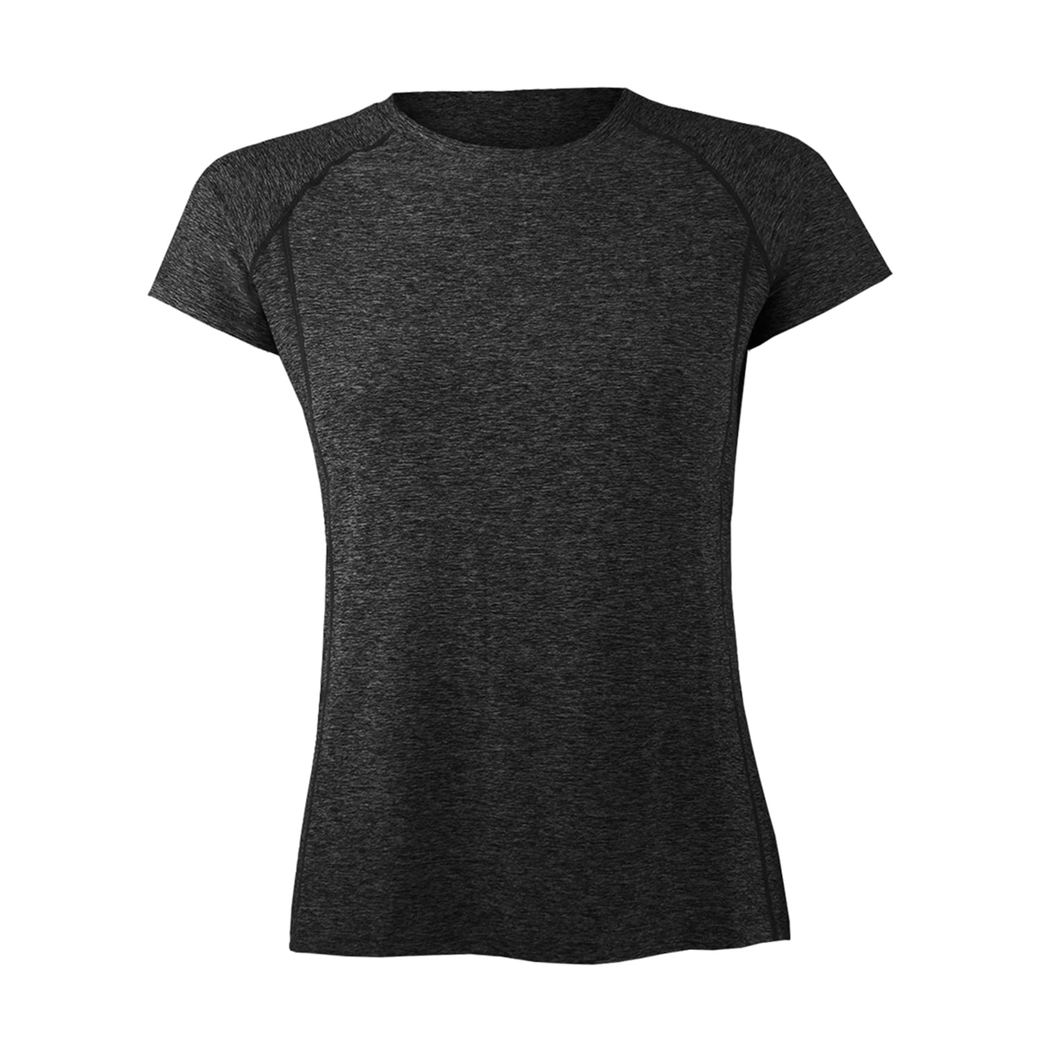 POLERA MANGA CORTA MUJER ANDESLAND DRY FIT DEPORTIVA JASPEADA SECADOP RÁPIDO DEPORTIVO - 1