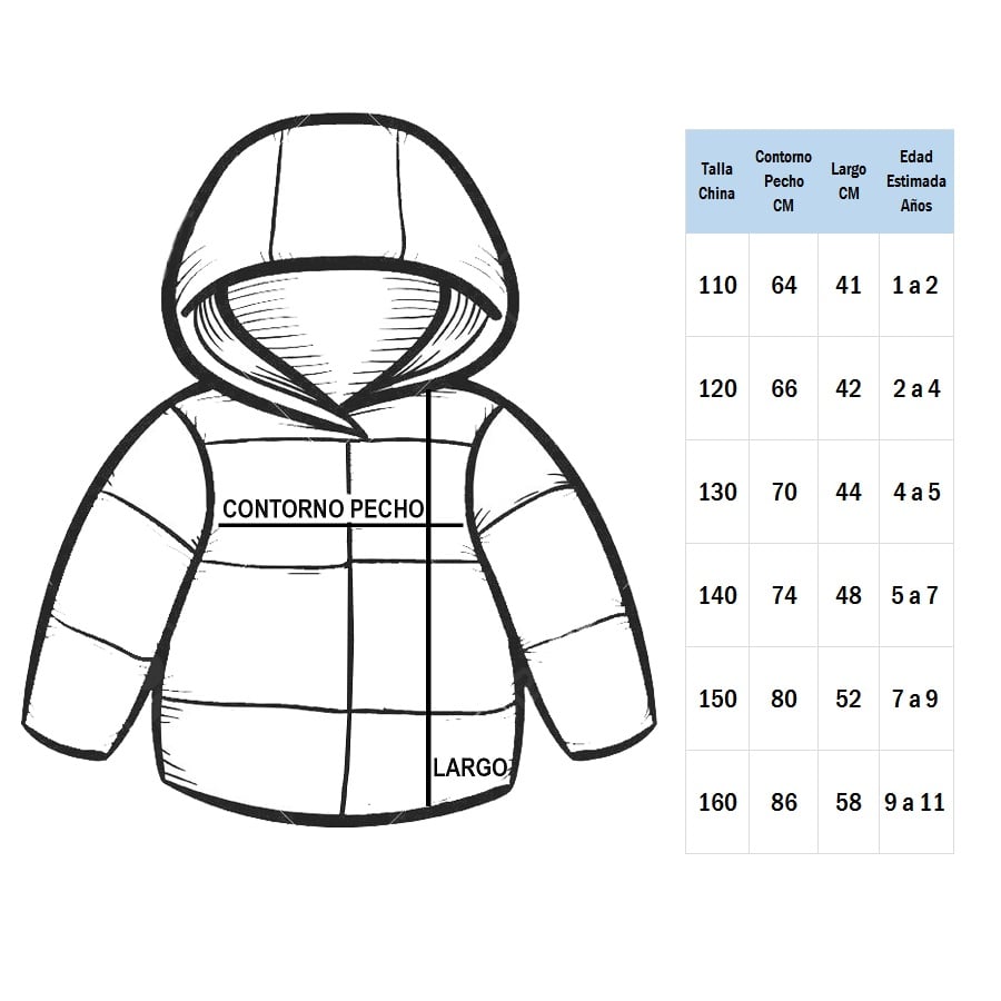 PARKA MANGA LARGA NIÑO ANDESLAND NEGRO OUTDOOR PLUMAS MARSHALL INFANTIL UNISEX - 4