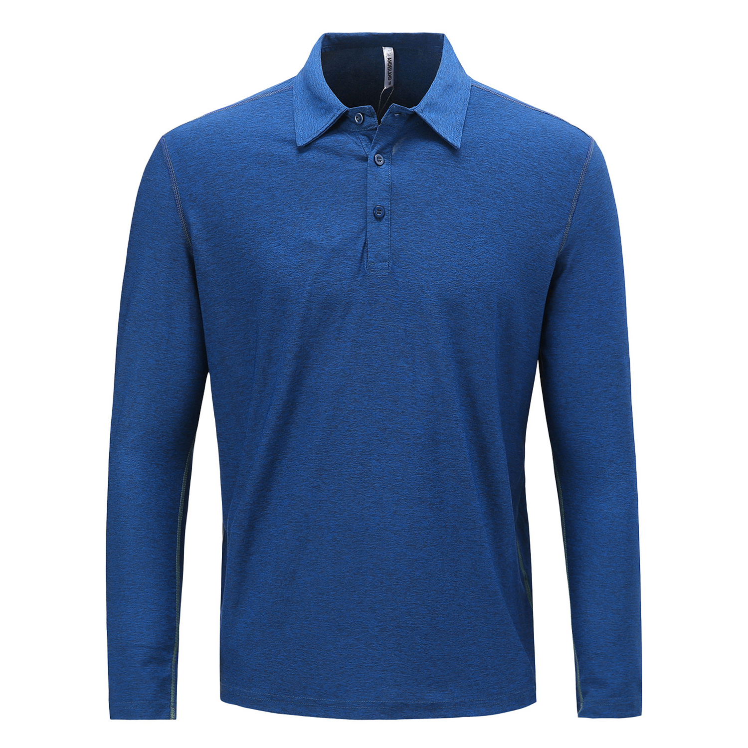 POLERA DRY FIT MANGA LARGA CON CUELLO PALE HOMBRE - 1