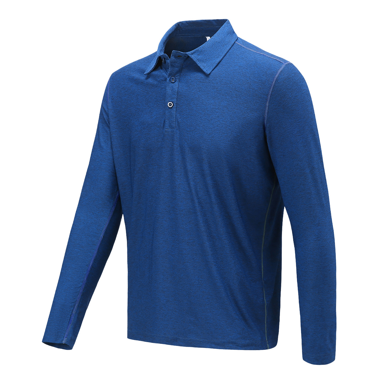 POLERA DRY FIT MANGA LARGA CON CUELLO PALE HOMBRE - 2