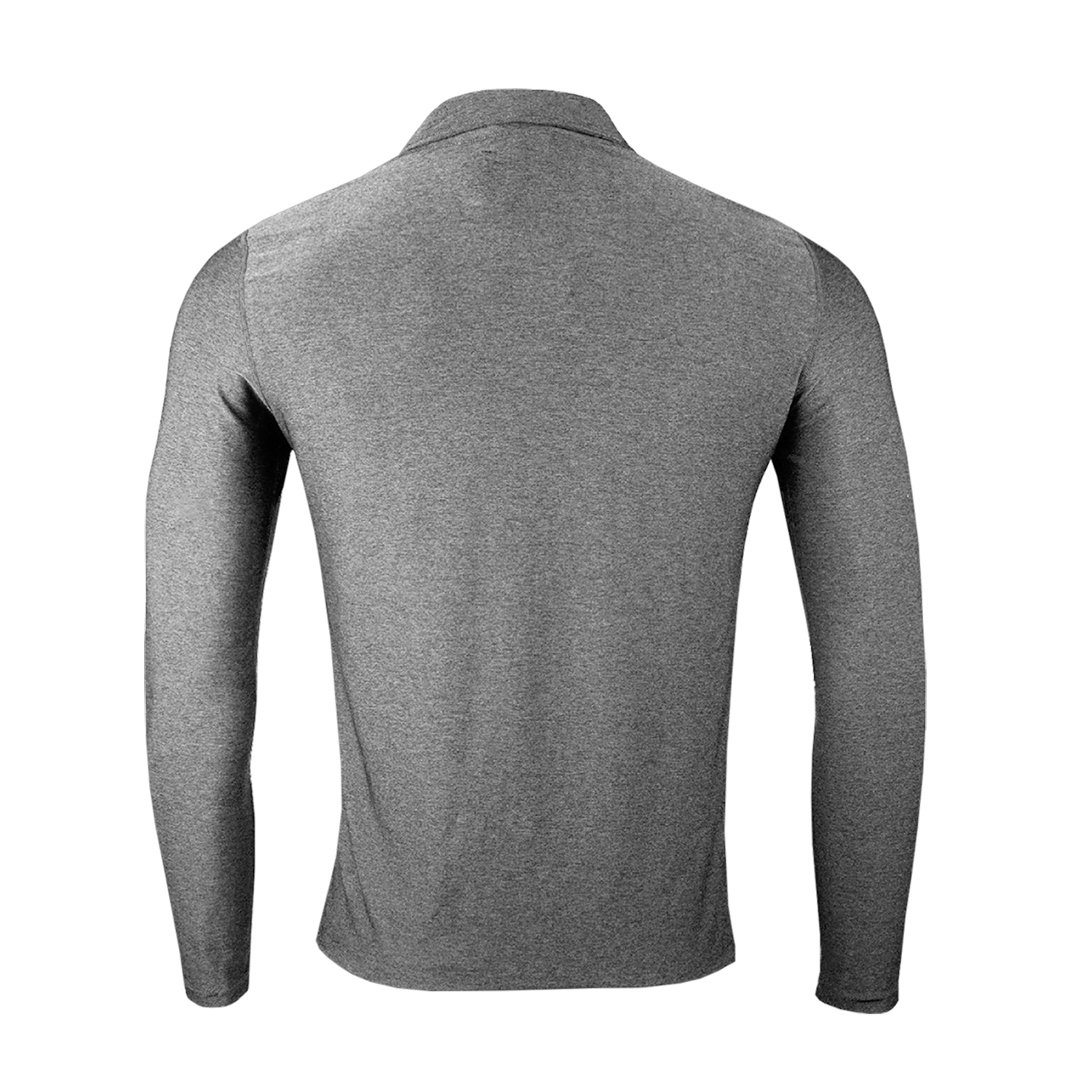 POLERA DRY FIT MANGA LARGA CON CUELLO PALE HOMBRE - 3