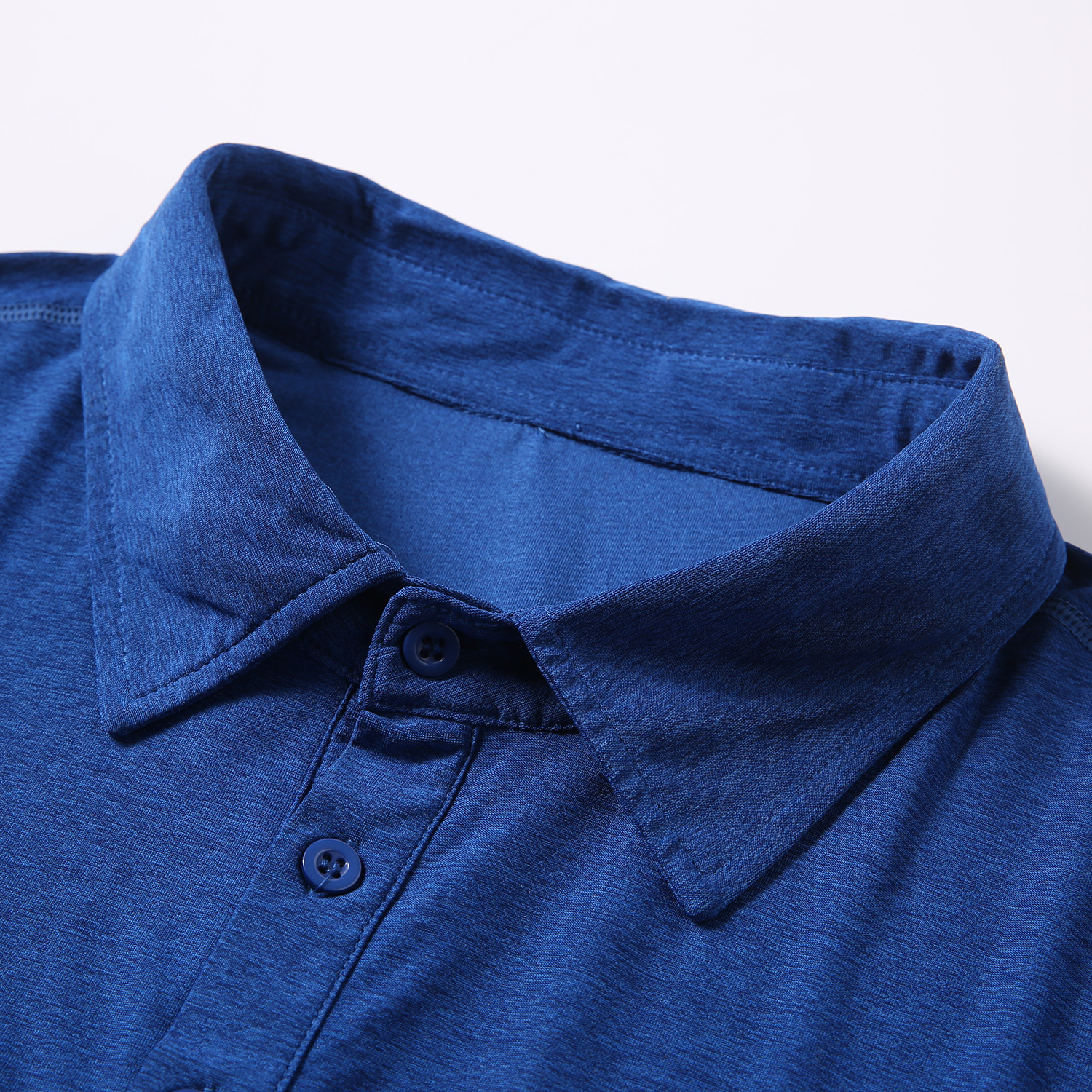 POLERA DRY FIT MANGA LARGA CON CUELLO PALE HOMBRE - 4