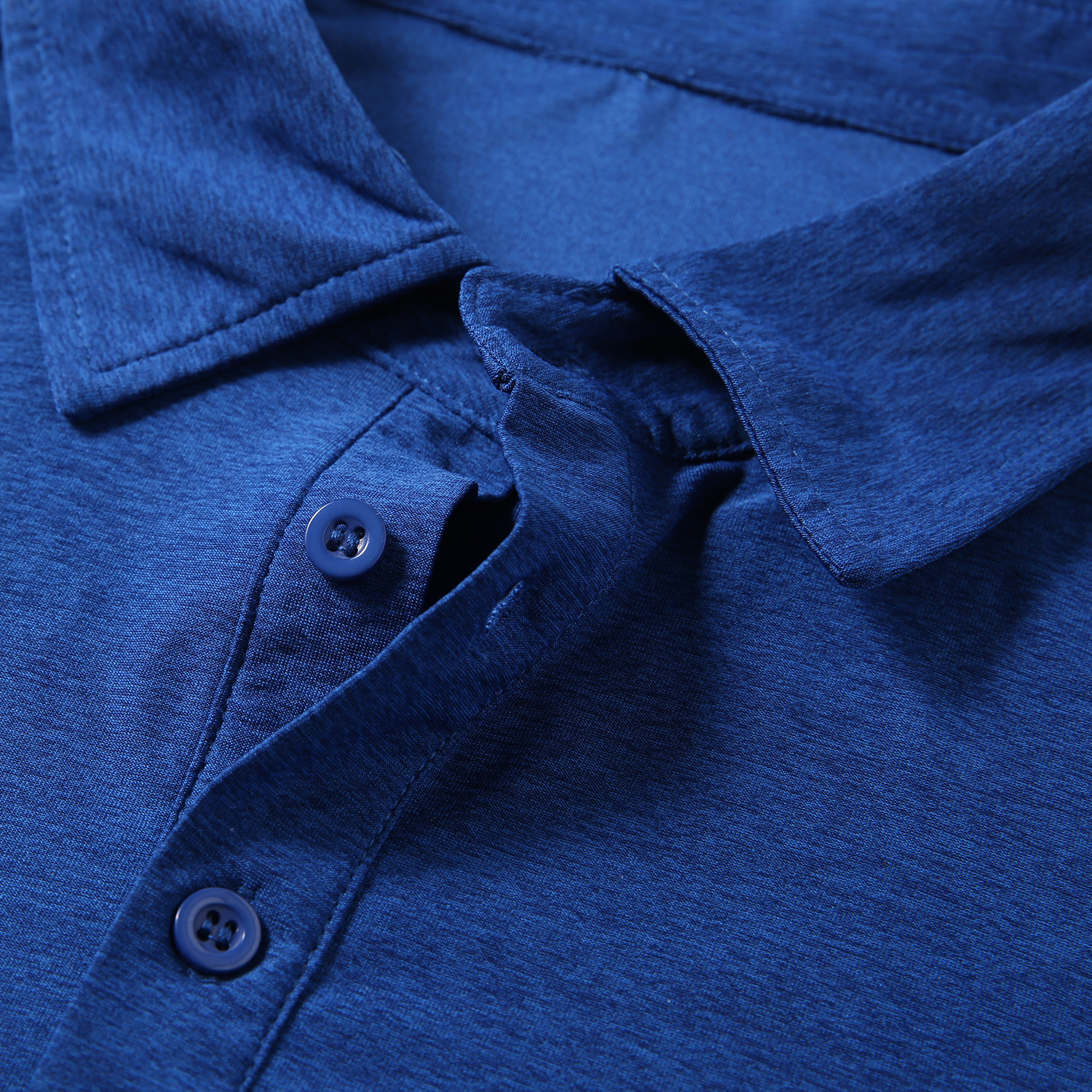 POLERA DRY FIT MANGA LARGA CON CUELLO PALE HOMBRE - 5