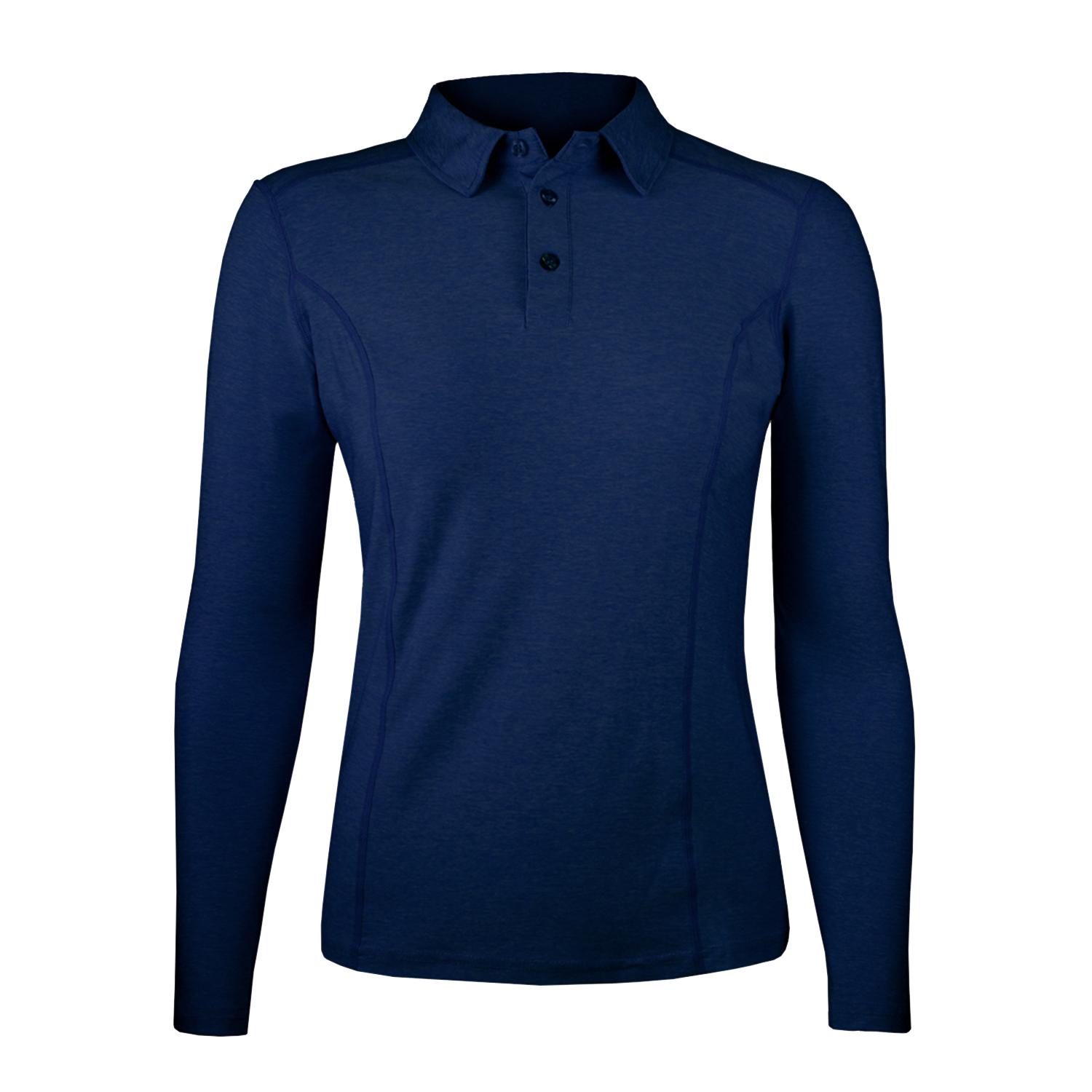 POLERA DRY FIT MANGA LARGA CON CUELLO PALE MUJER - 1