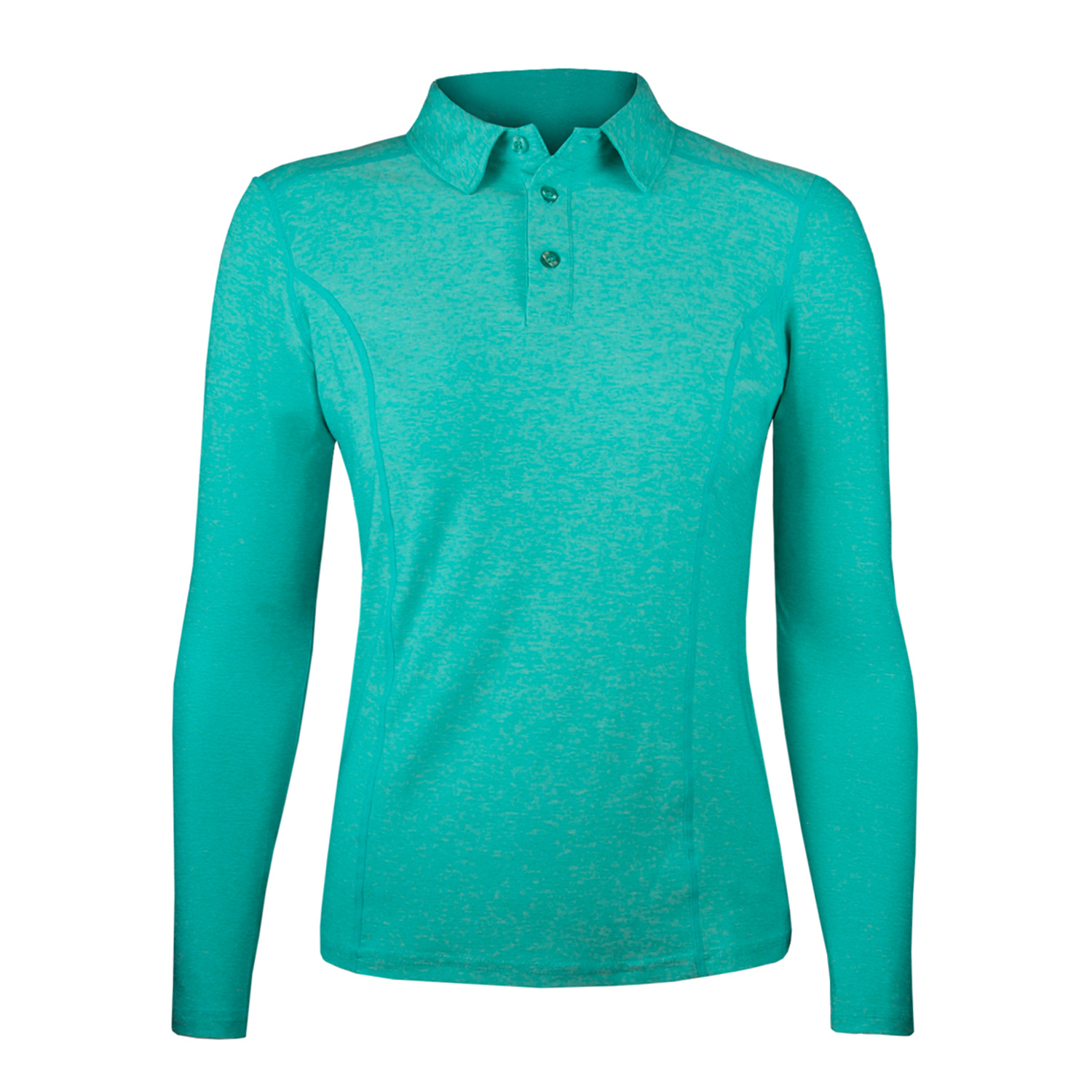 POLERA DRY FIT MANGA LARGA CON CUELLO PALE MUJER - 1