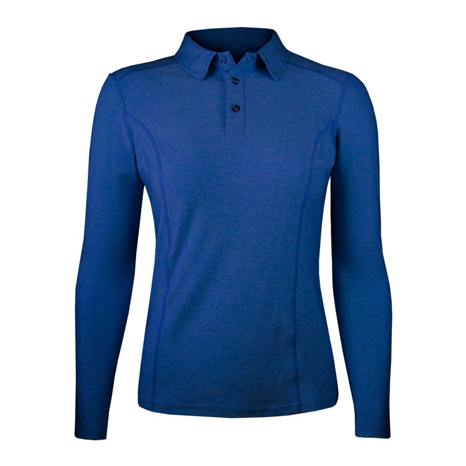 POLERA DRY FIT MANGA LARGA CON CUELLO PALE MUJER - 1
