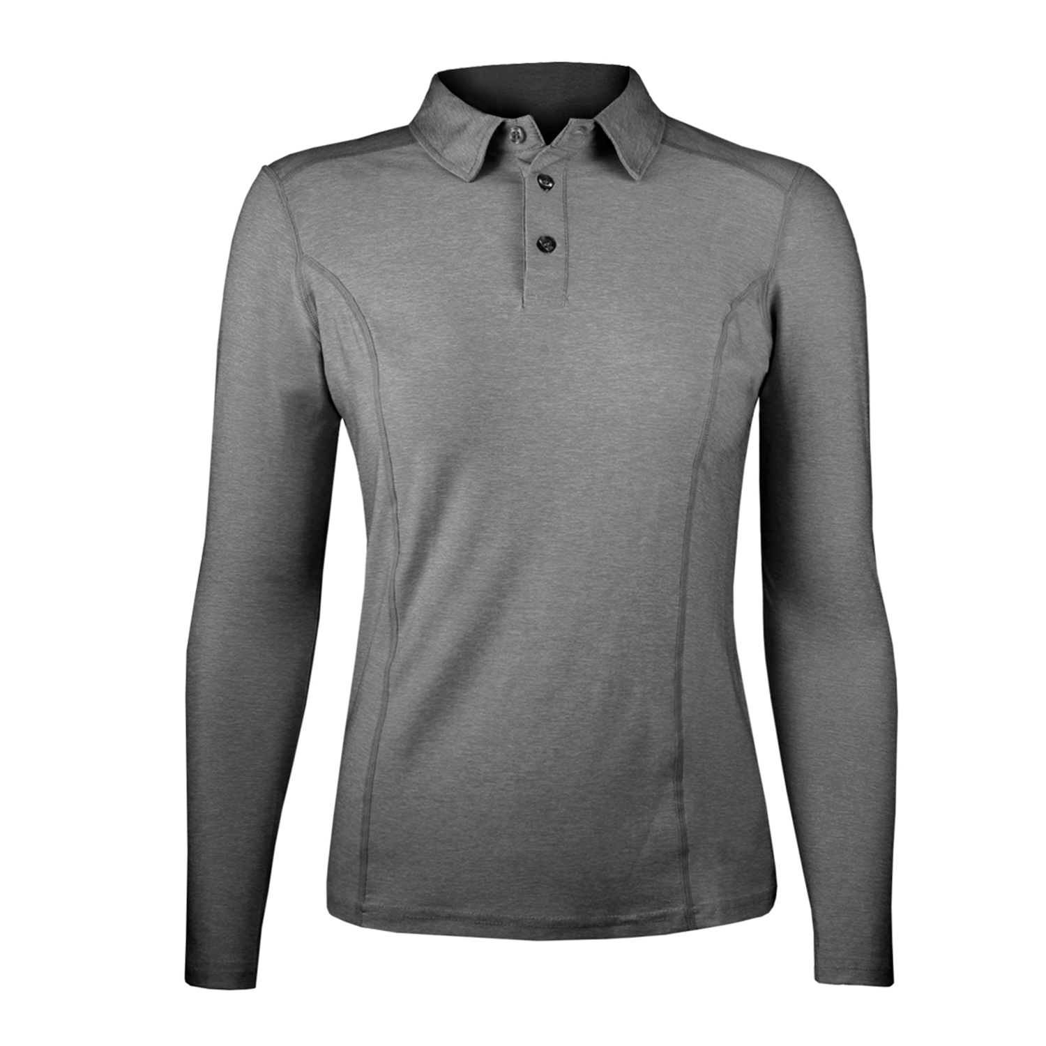 POLERA DRY FIT MANGA LARGA CON CUELLO PALE MUJER - 1