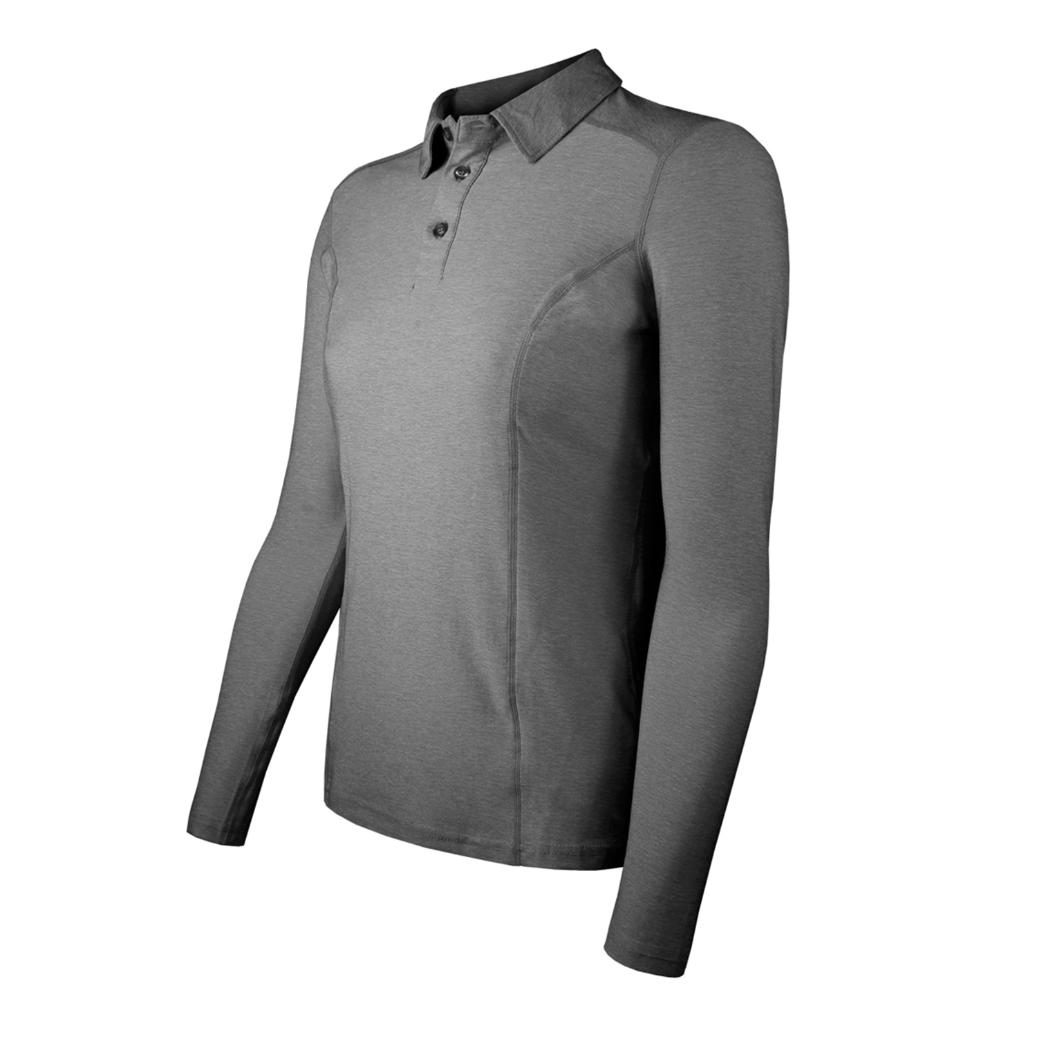 POLERA DRY FIT MANGA LARGA CON CUELLO PALE MUJER - 2