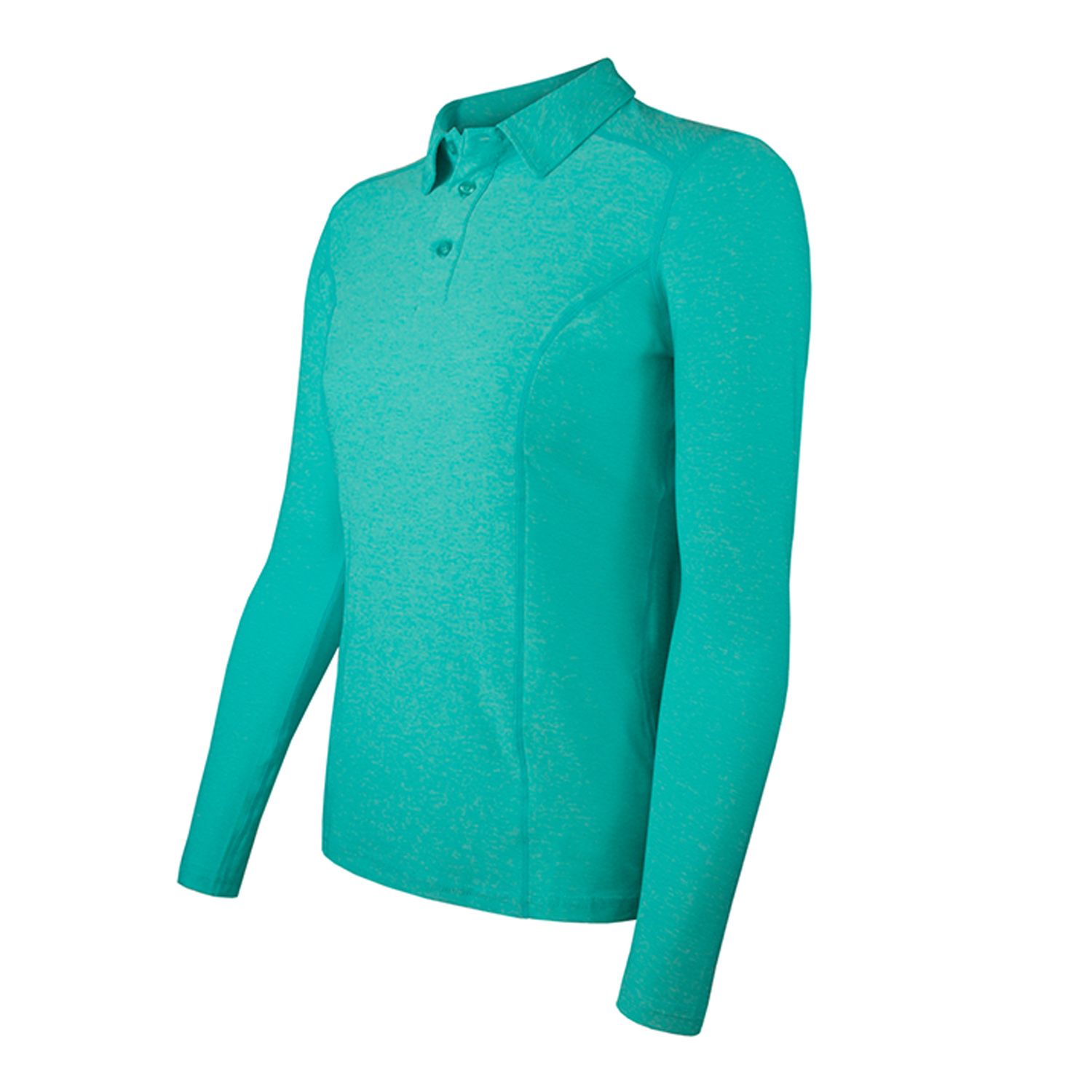 POLERA DRY FIT MANGA LARGA CON CUELLO PALE MUJER - 2