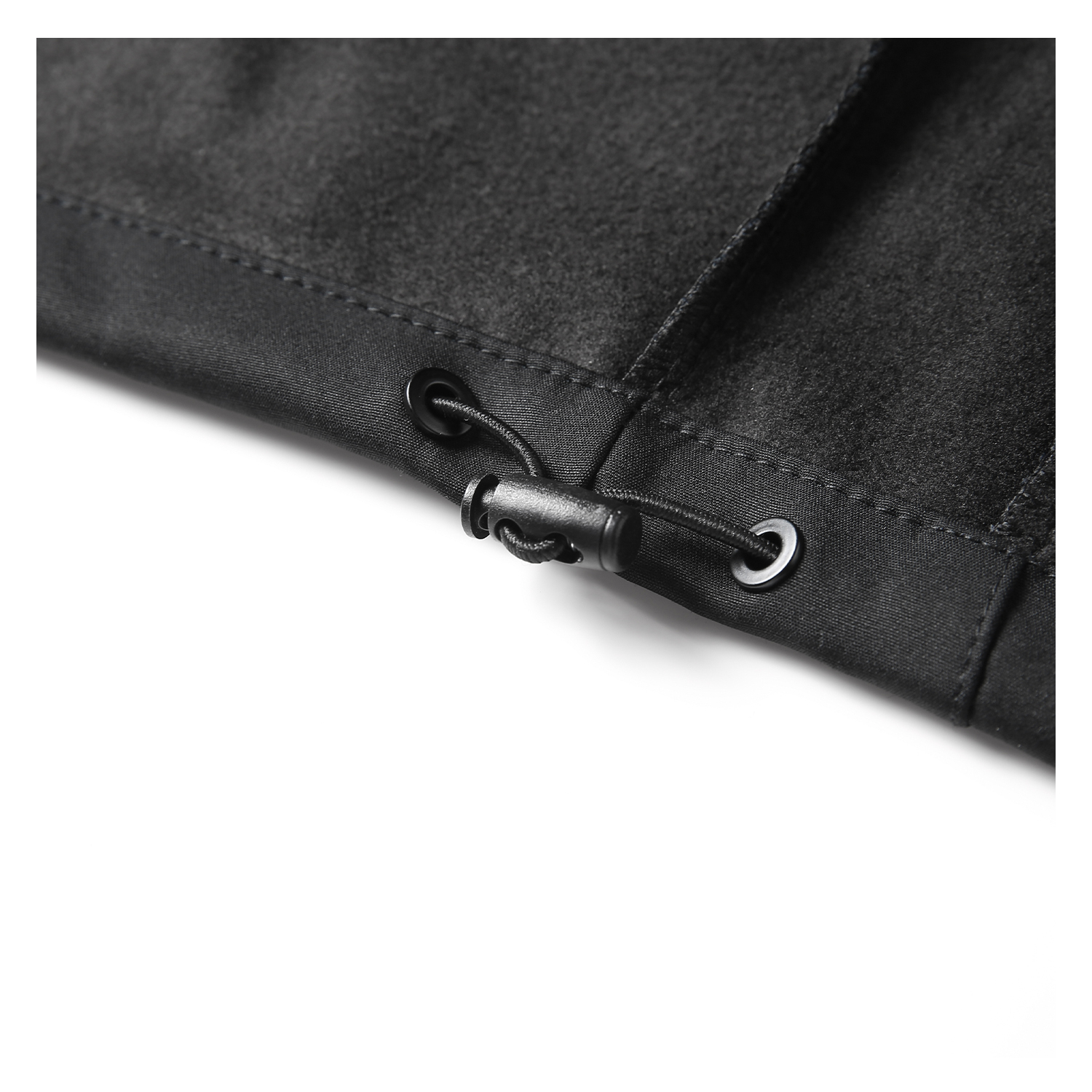 CHAQUETA MANGA LARGA HOMBRE ANDESLAND NEGRO SOFTSHELL CORPORATIVA CON GORRO DEPORTIVO - 2