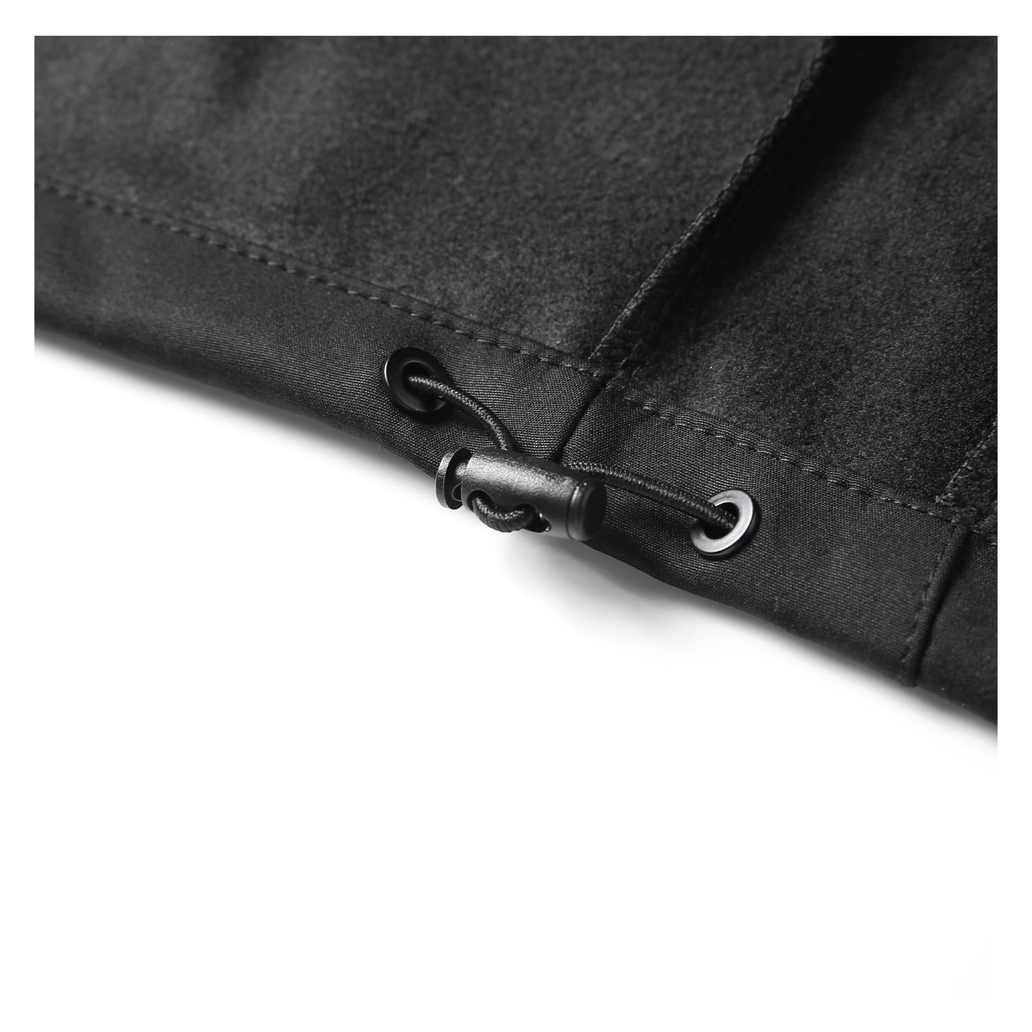 CHAQUETA MANGA LARGA HOMBRE ANDESLAND NEGRO SOFTSHELL CORPORATIVA CON GORRO DEPORTIVO - 2