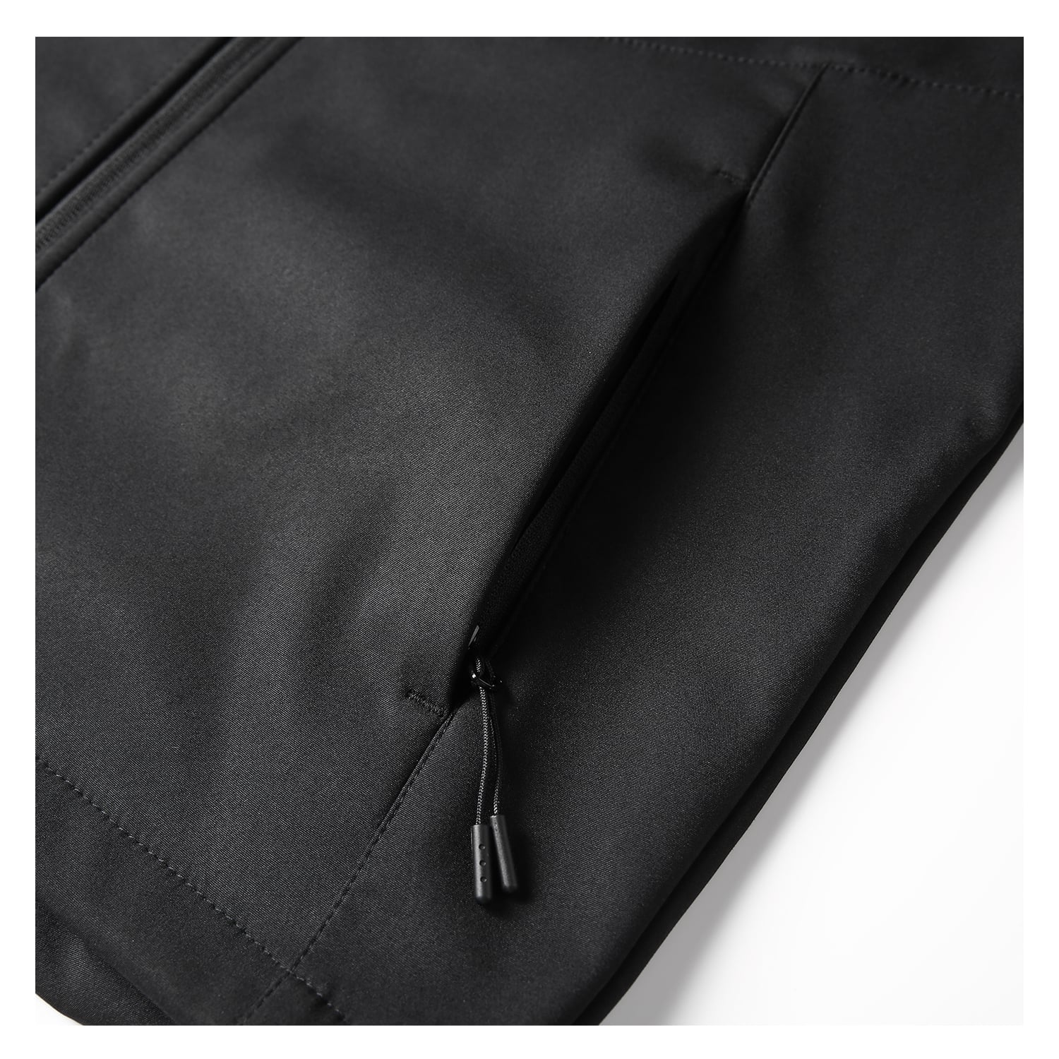 CHAQUETA MANGA LARGA HOMBRE ANDESLAND NEGRO SOFTSHELL CORPORATIVA CON GORRO DEPORTIVO - 6