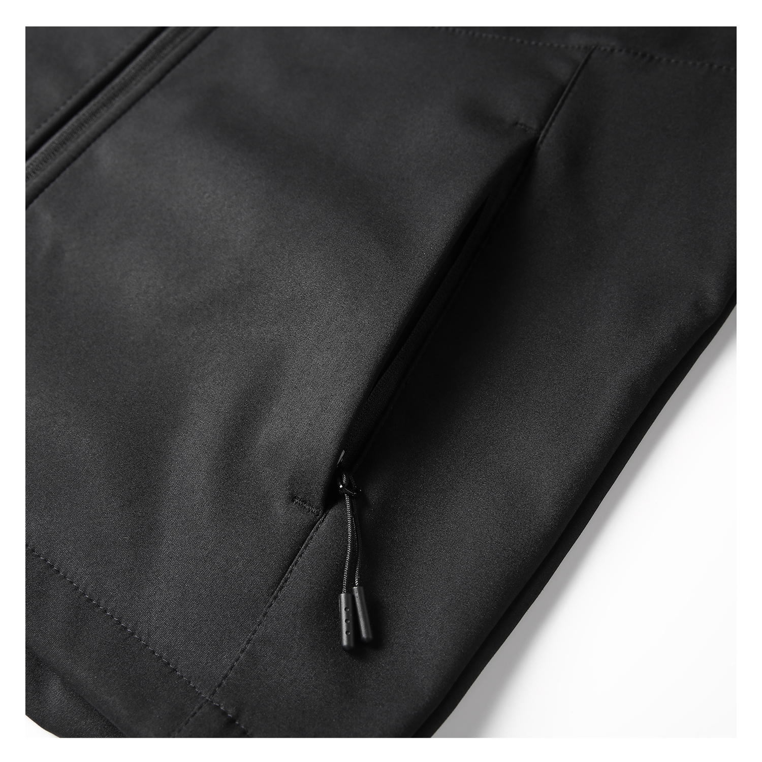 CHAQUETA MANGA LARGA HOMBRE ANDESLAND NEGRO SOFTSHELL CORPORATIVA CON GORRO DEPORTIVO - 6