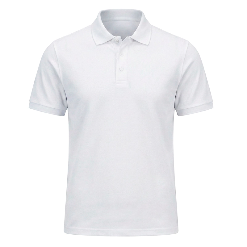 POLERA 100% ALGODON MANGA CORTA CON CUELLO VULPES HOMBRE - 1