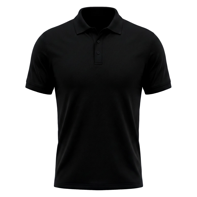 POLERA 100% ALGODON MANGA CORTA CON CUELLO VULPES HOMBRE - 1