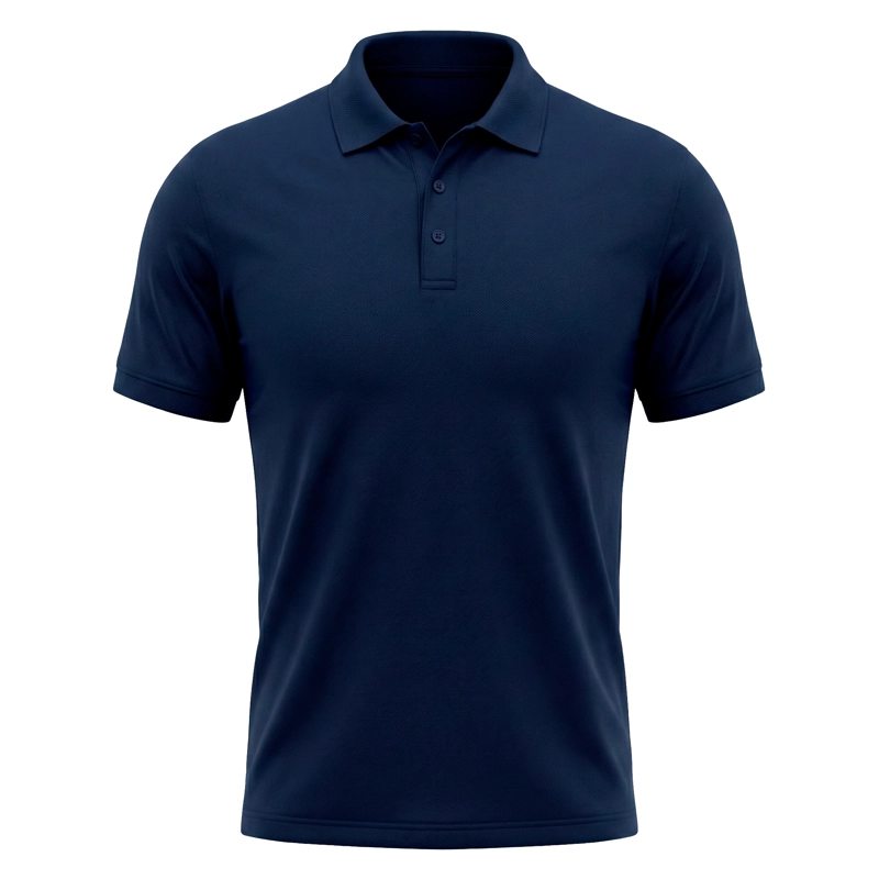 POLERA 100% ALGODON MANGA CORTA CON CUELLO VULPES HOMBRE - 1
