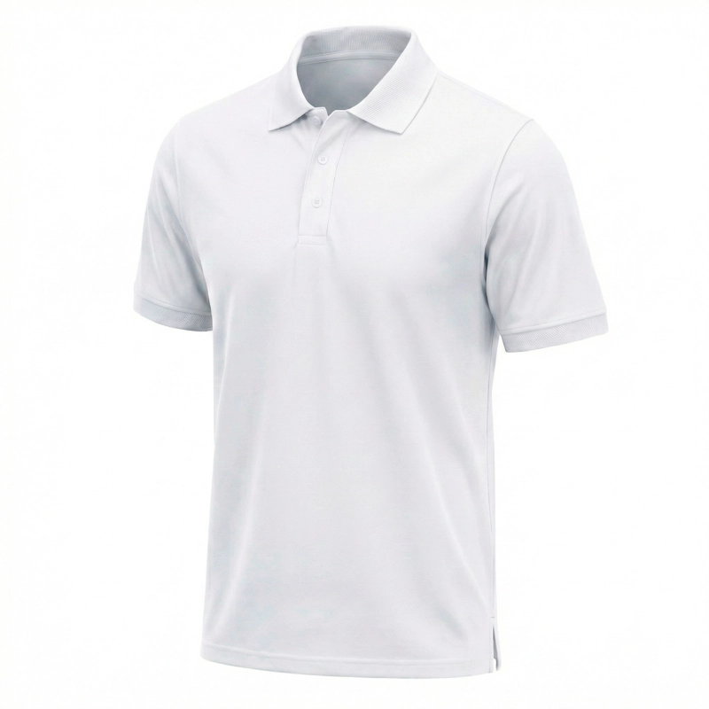 POLERA 100% ALGODON MANGA CORTA CON CUELLO VULPES HOMBRE - 2