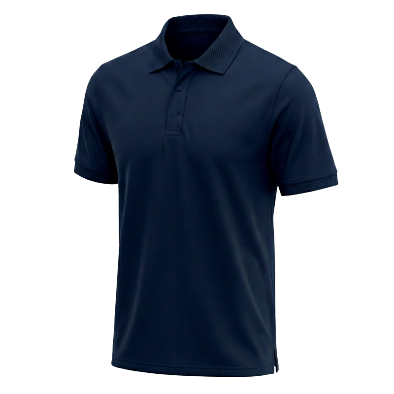 POLERA 100% ALGODON MANGA CORTA CON CUELLO VULPES HOMBRE - 2