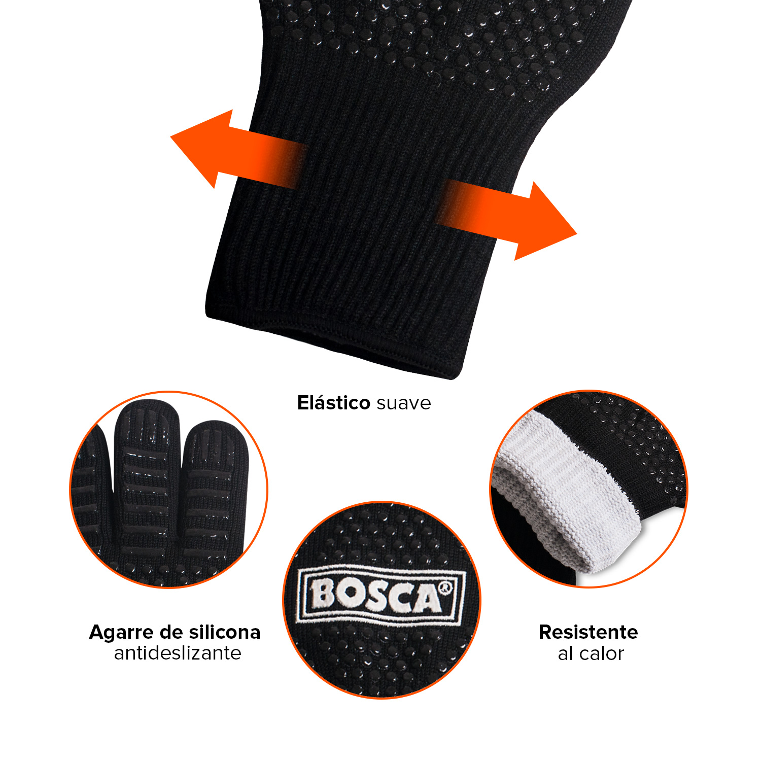 GUANTES PARA PARRILLA BOSCA - 6