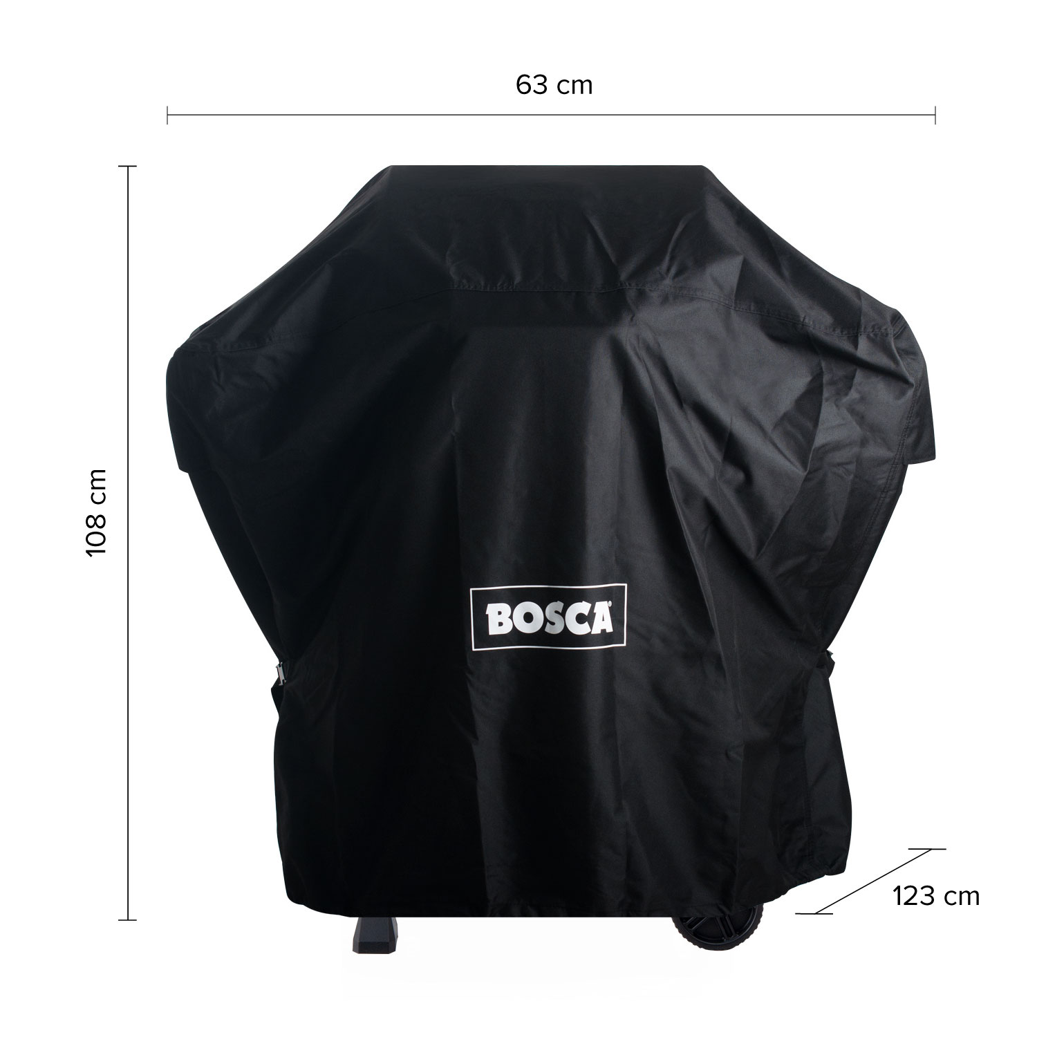 FUNDA PARRILLA BOSCA TALLA L  NEGRA  - 7