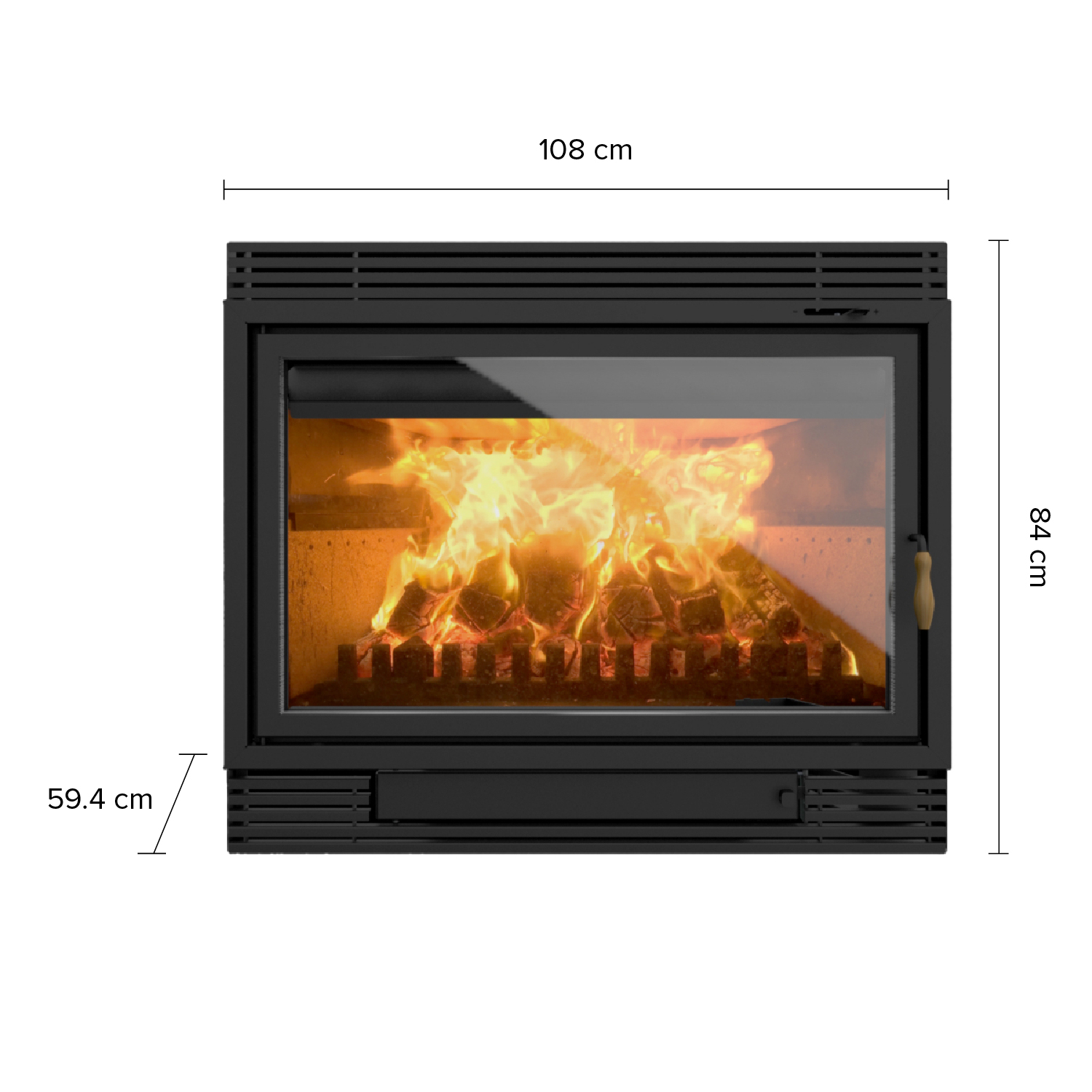 Chimenea a leña 1100 - 3