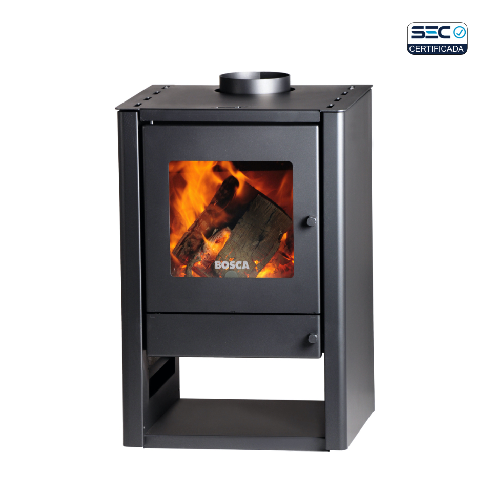 Estufa a leña Gold 380 Charcoal - 3